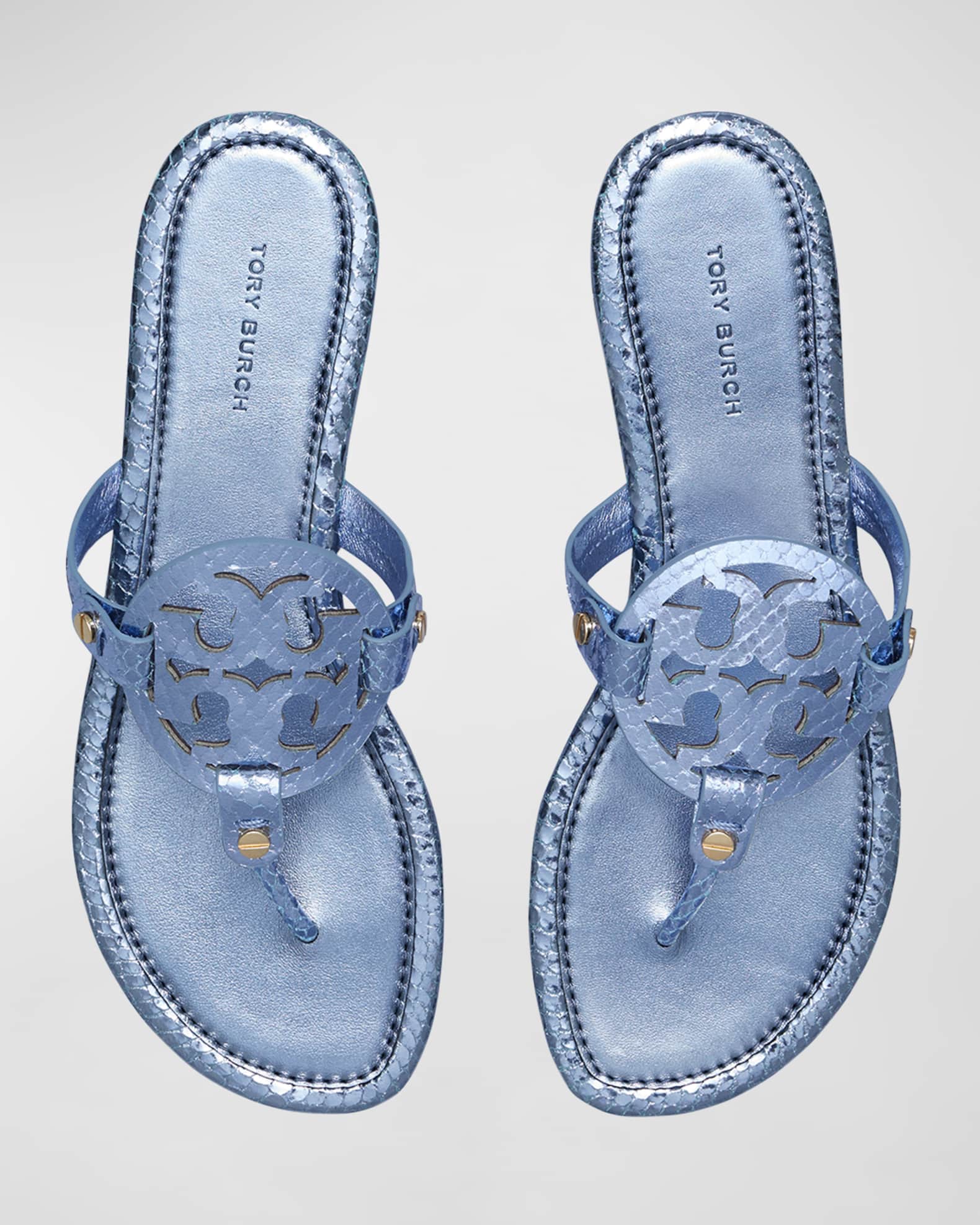 Tory burch store miller sandals blue