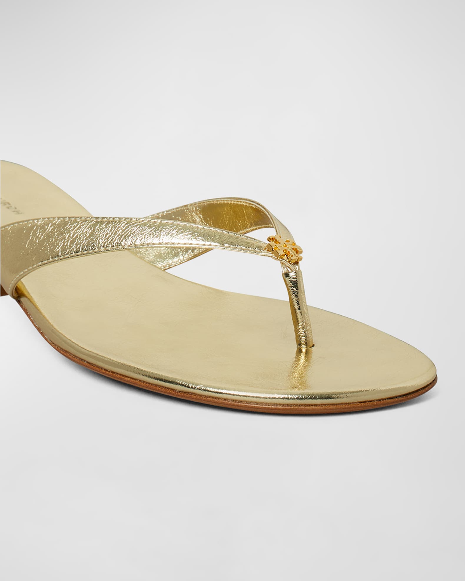 Tory burch gold heels on sale