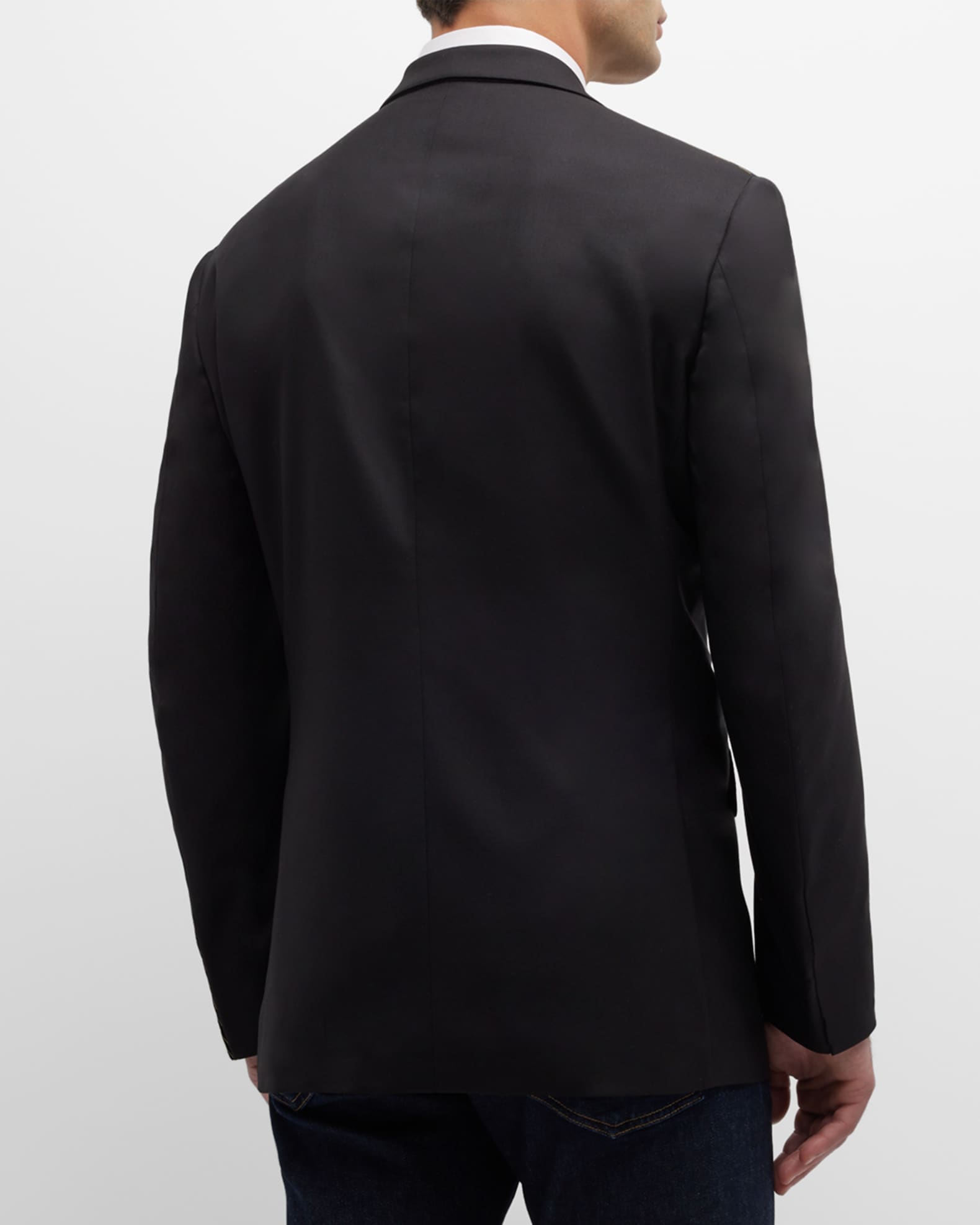 Stefano Ricci Men's Cashmere-Wool Two-Button Blazer Neiman Marcus