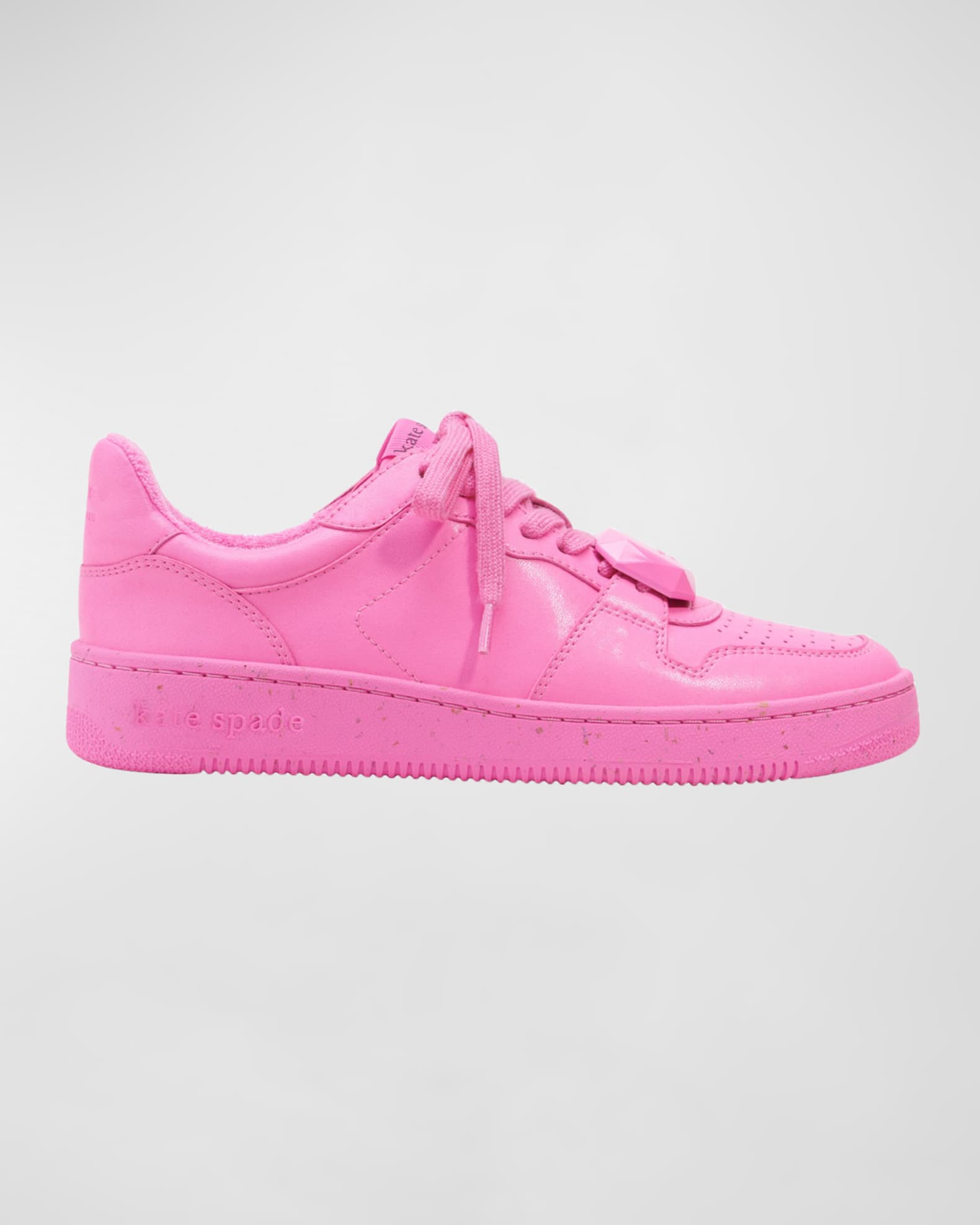 kate spade new york bolt gem leather flatform sneakers | Neiman Marcus