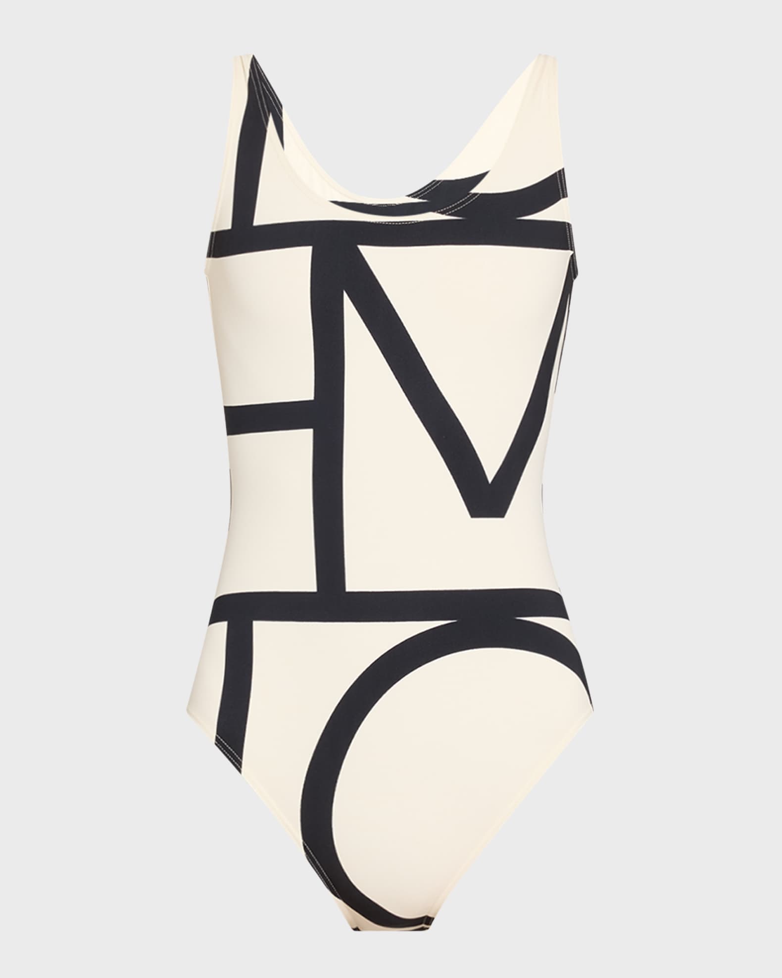 Toteme Monogram One-Piece Swimsuit