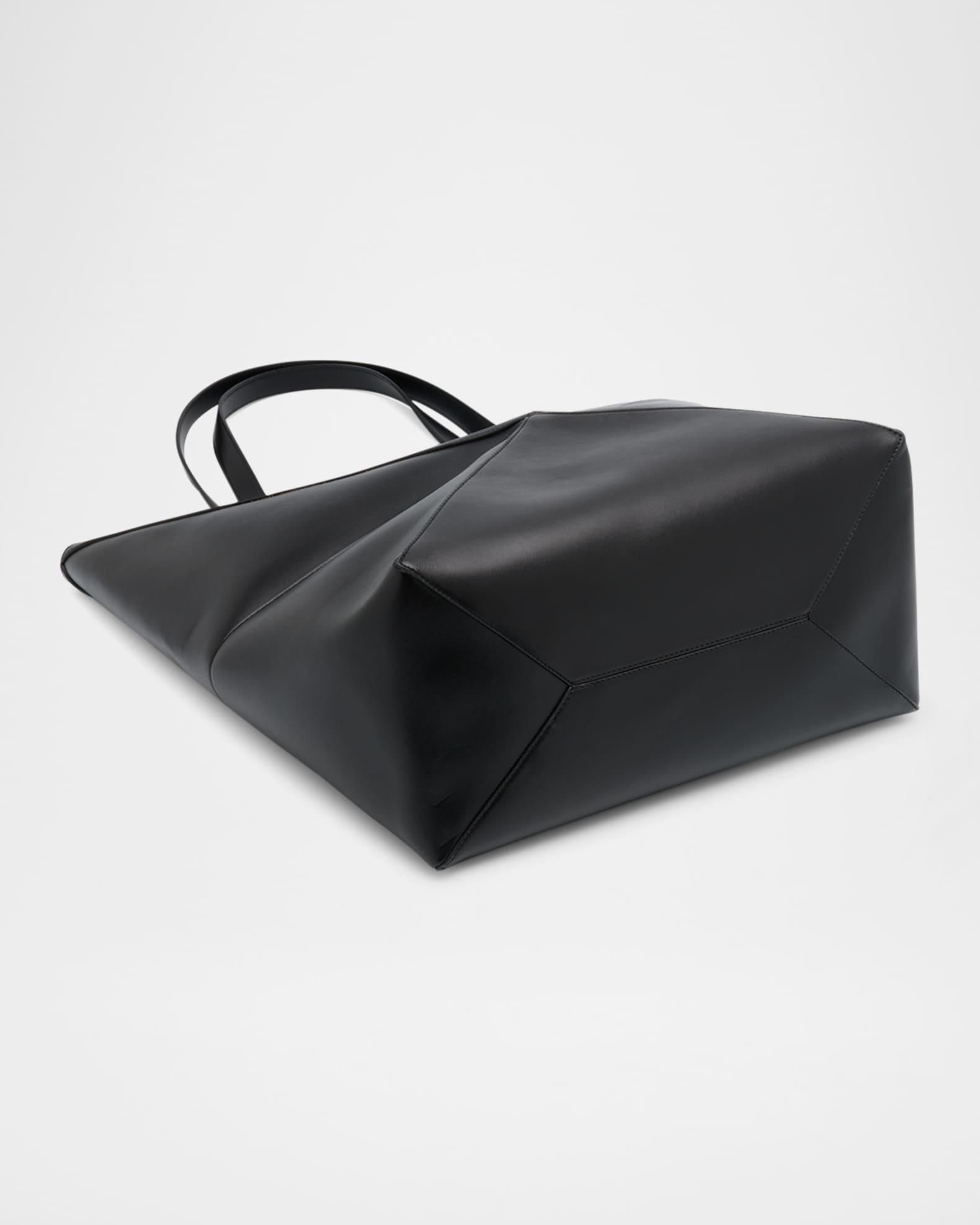 Loewe Puzzle Fold Large Tote Bag in Shiny Leather | Neiman Marcus