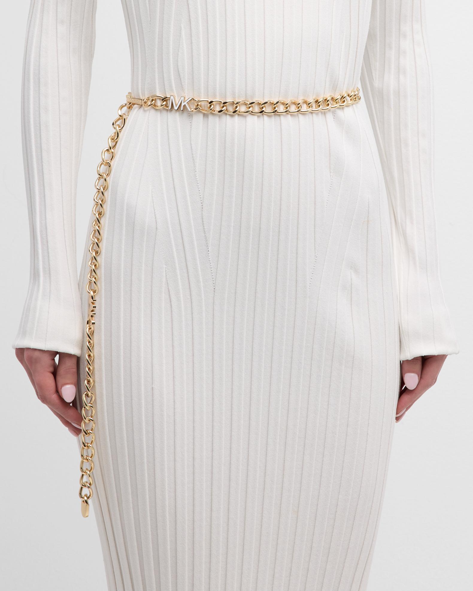 MK chained belt Michael Kors Empire Logo Chain Belt | Smart Closet main image 2