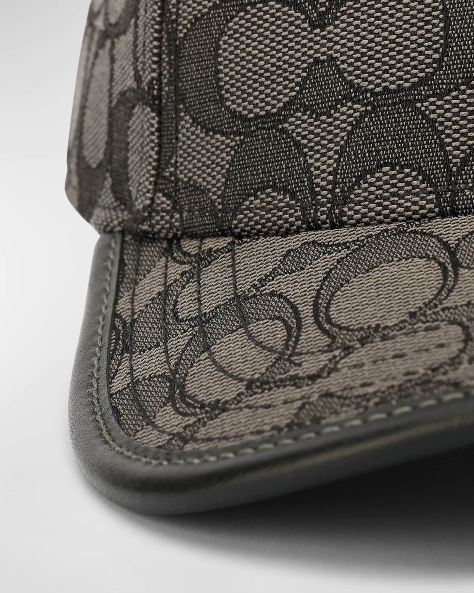 Coach Jacquard Signature C Monogram Baseball Cap | Neiman Marcus
