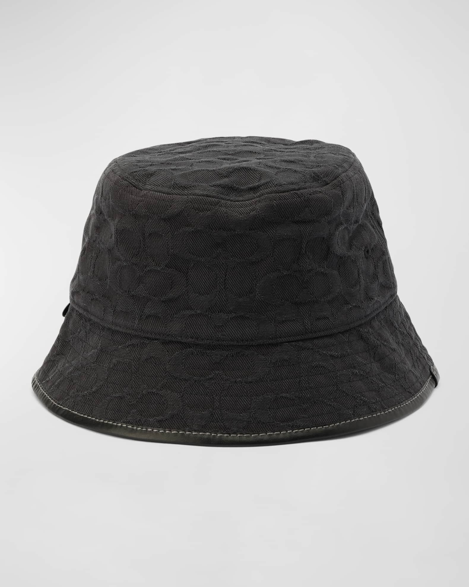 Signature C Denim Bucket Hat  1