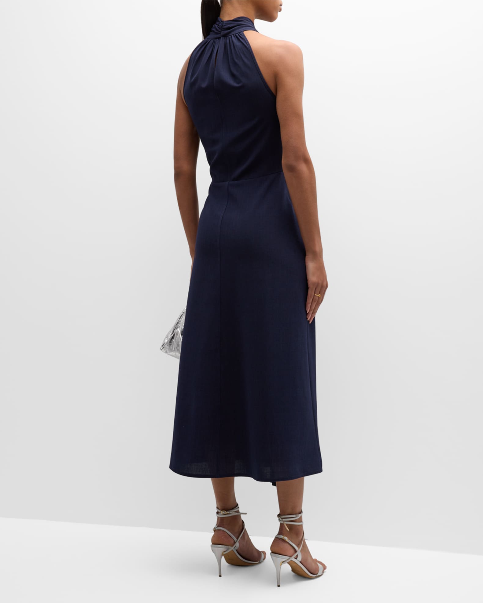 A.L.C. Fiona Belted Halter Midi Dress – AshleyCole Boutique