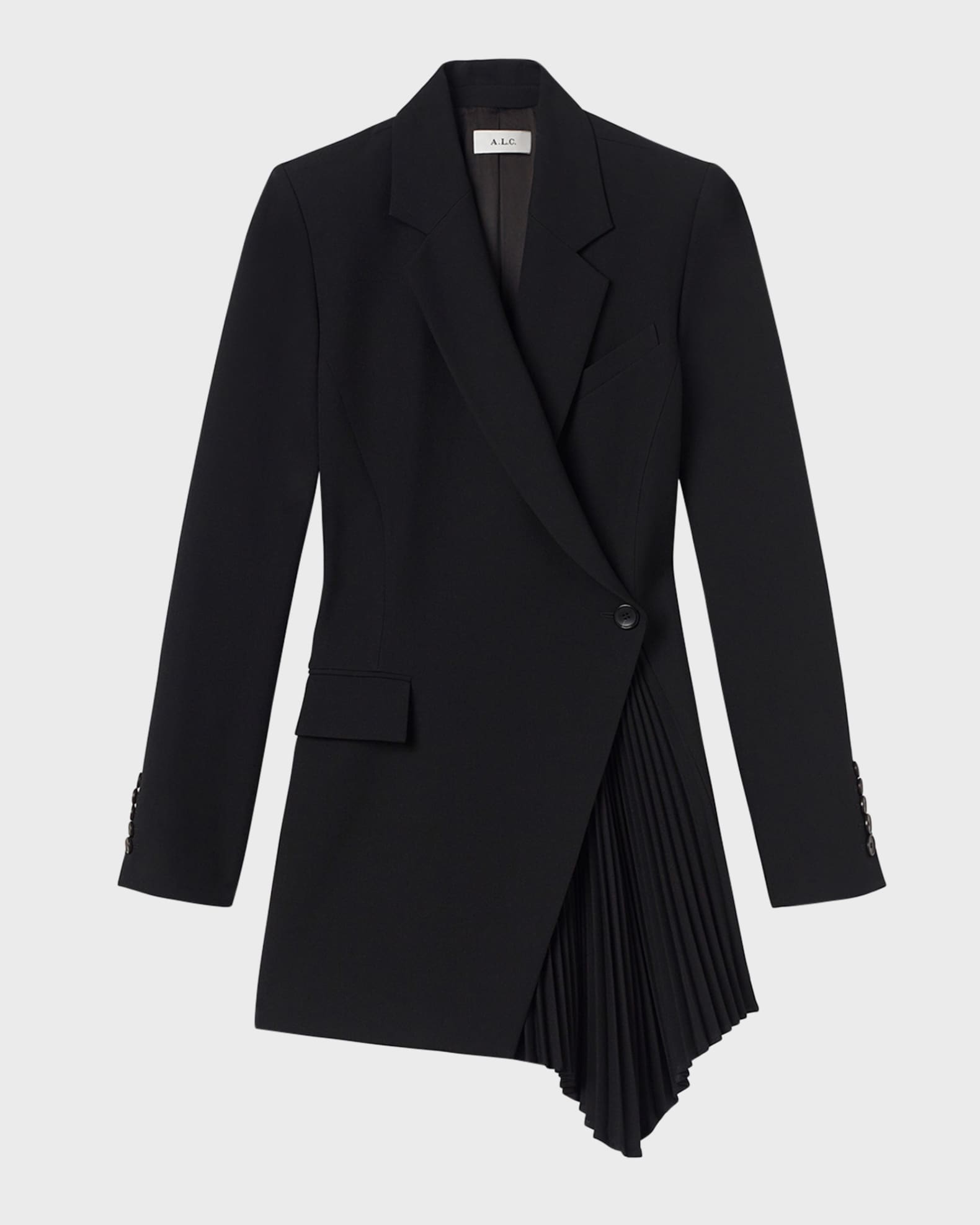 A.L.C. Juliet Pleated Blazer Mini Dress | Neiman Marcus