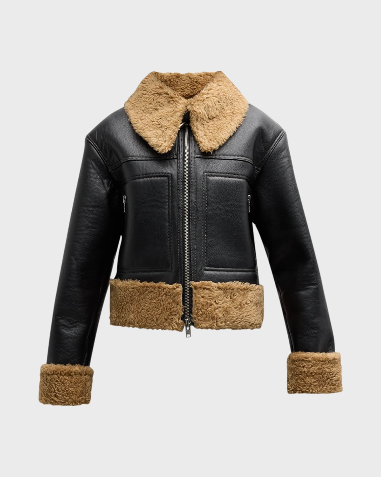 A.L.C. Aspen Faux-Leather Jacket | Neiman Marcus