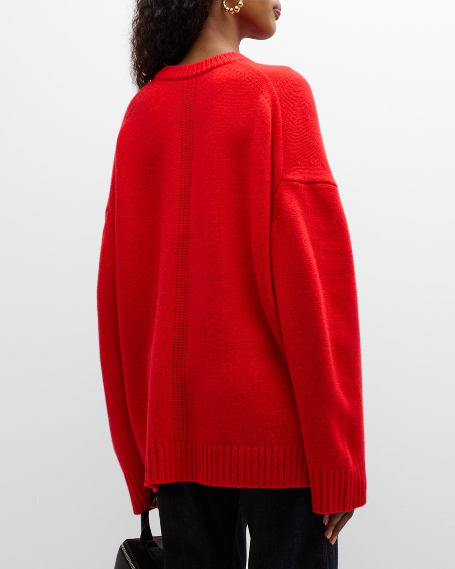 A.L.C. Ayden Wool-Cashmere Crewneck Sweater | Neiman Marcus