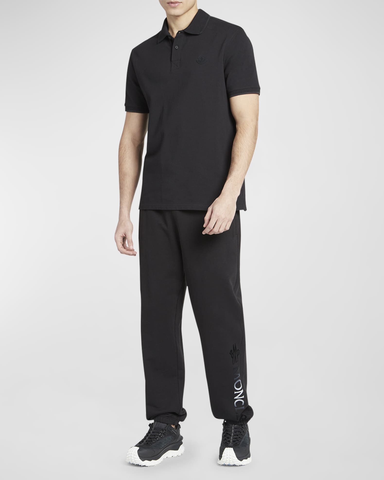 Moncler Men's Logo Polo Shirt | Neiman Marcus