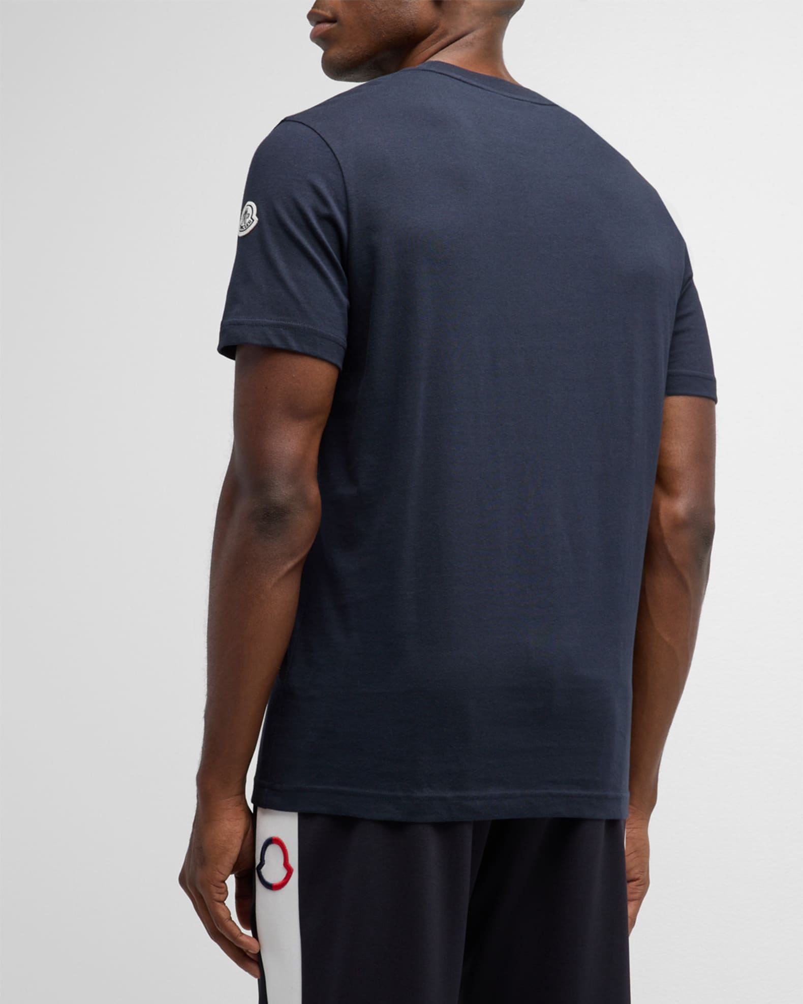 Moncler Men s Archivio Jersey Logo Patch T Shirt Neiman Marcus