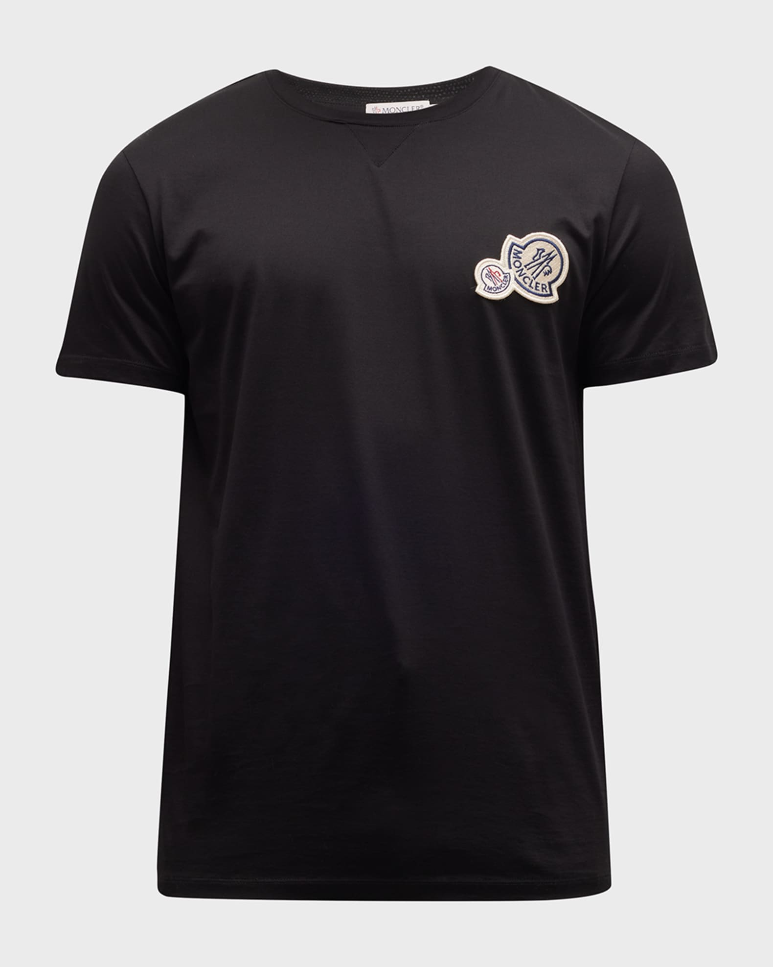 Moncler Men's Double Logo Short-Sleeve T-Shirt