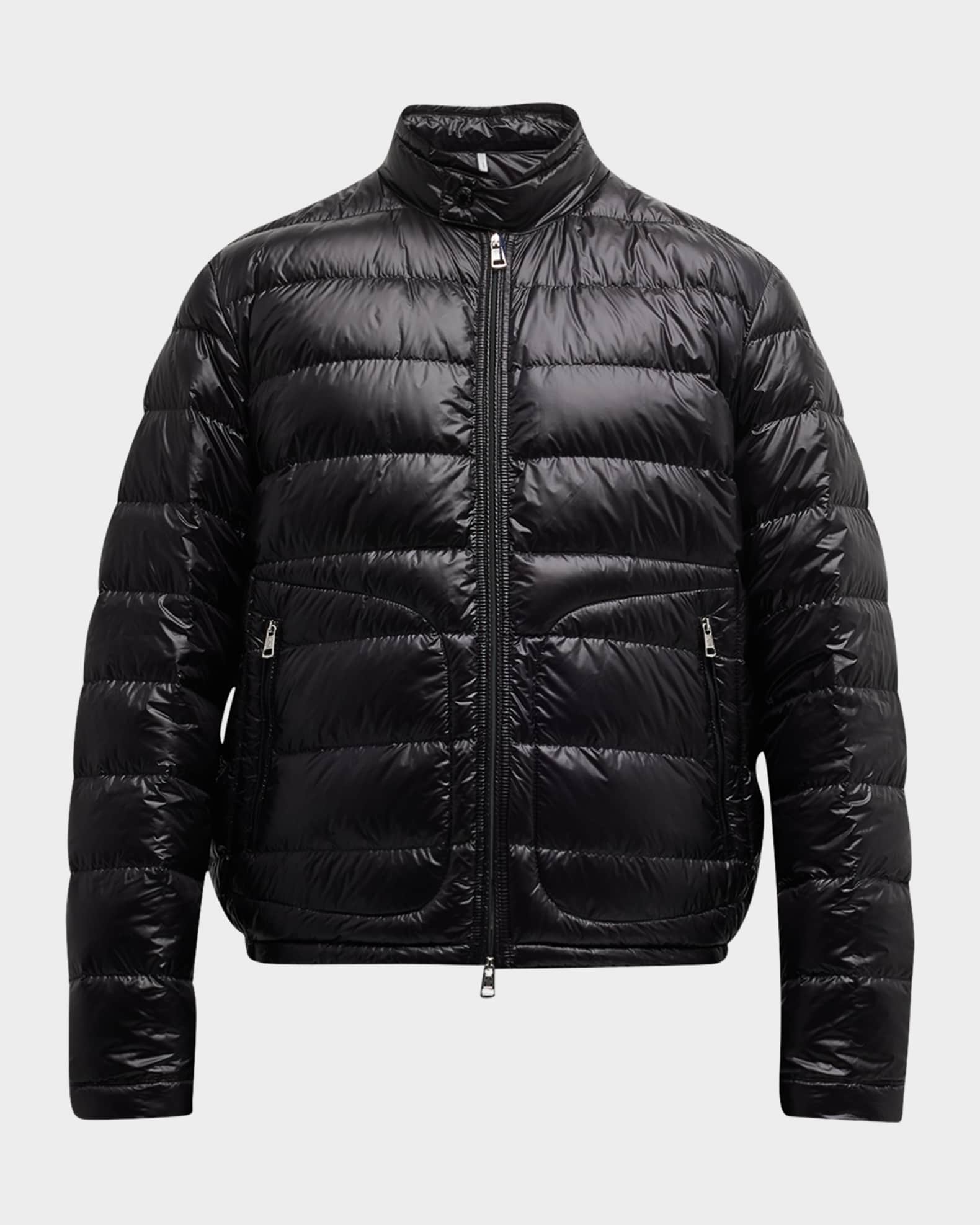 Moncler mens biker jacket online