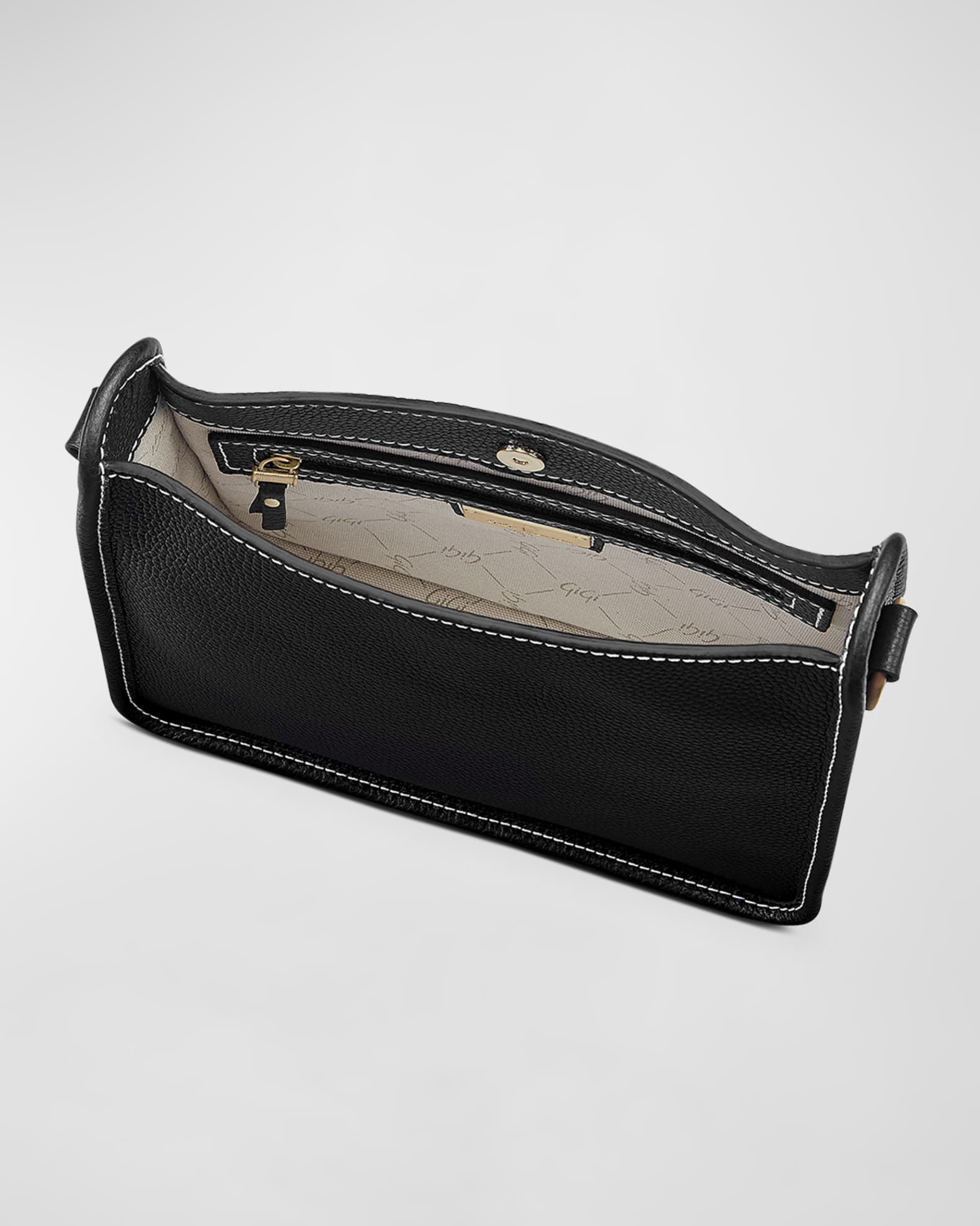Elle Pebble Leather Crossbody Bag