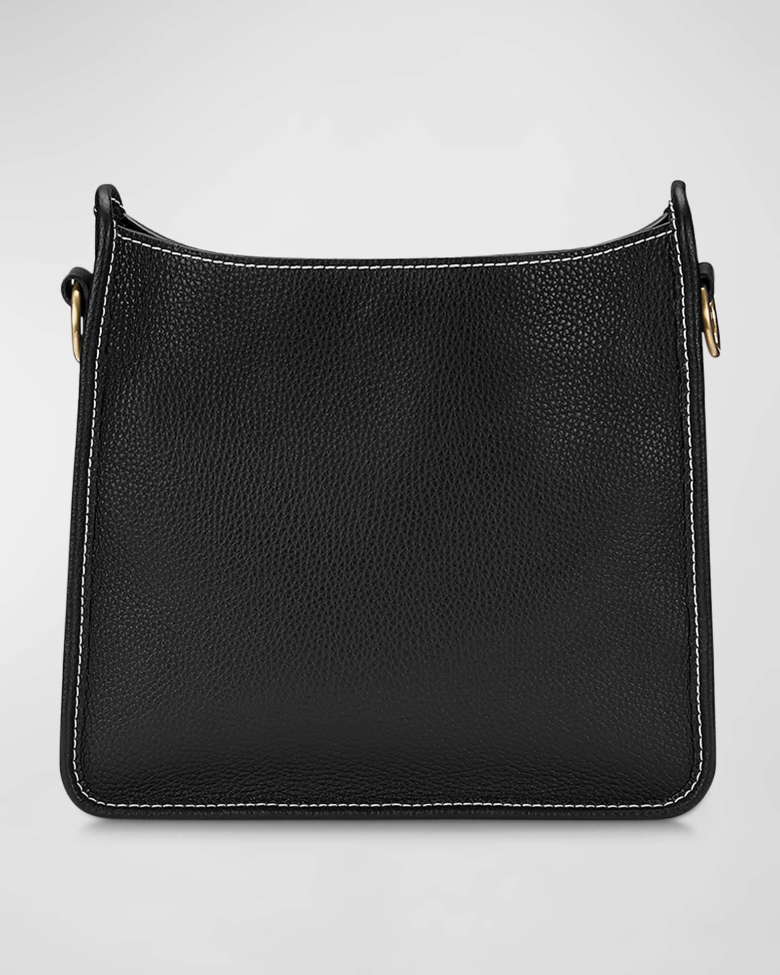 Elle Pebble Leather Crossbody Bag Neiman Marcus