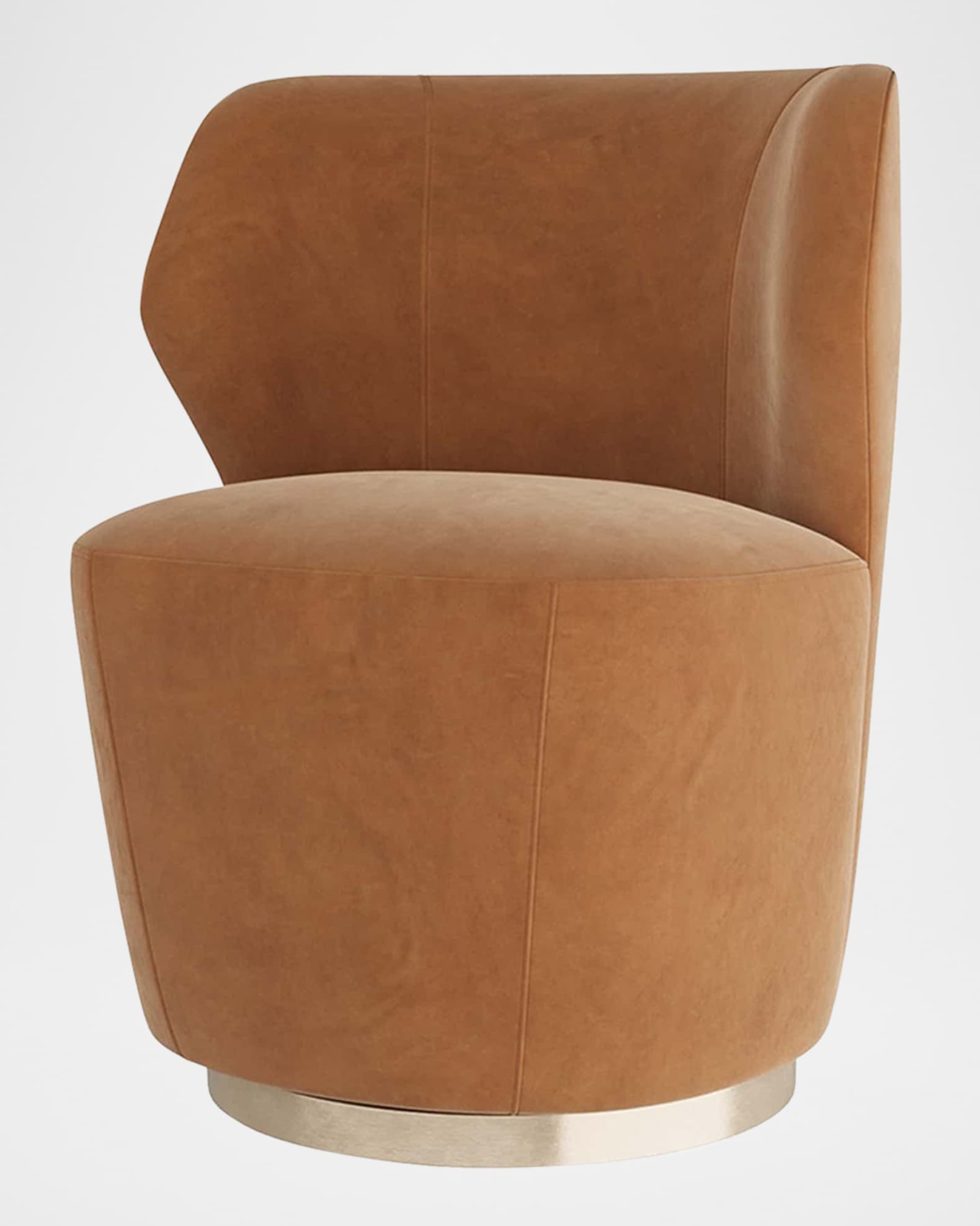 Poppy Velvet Swivel Chair 1