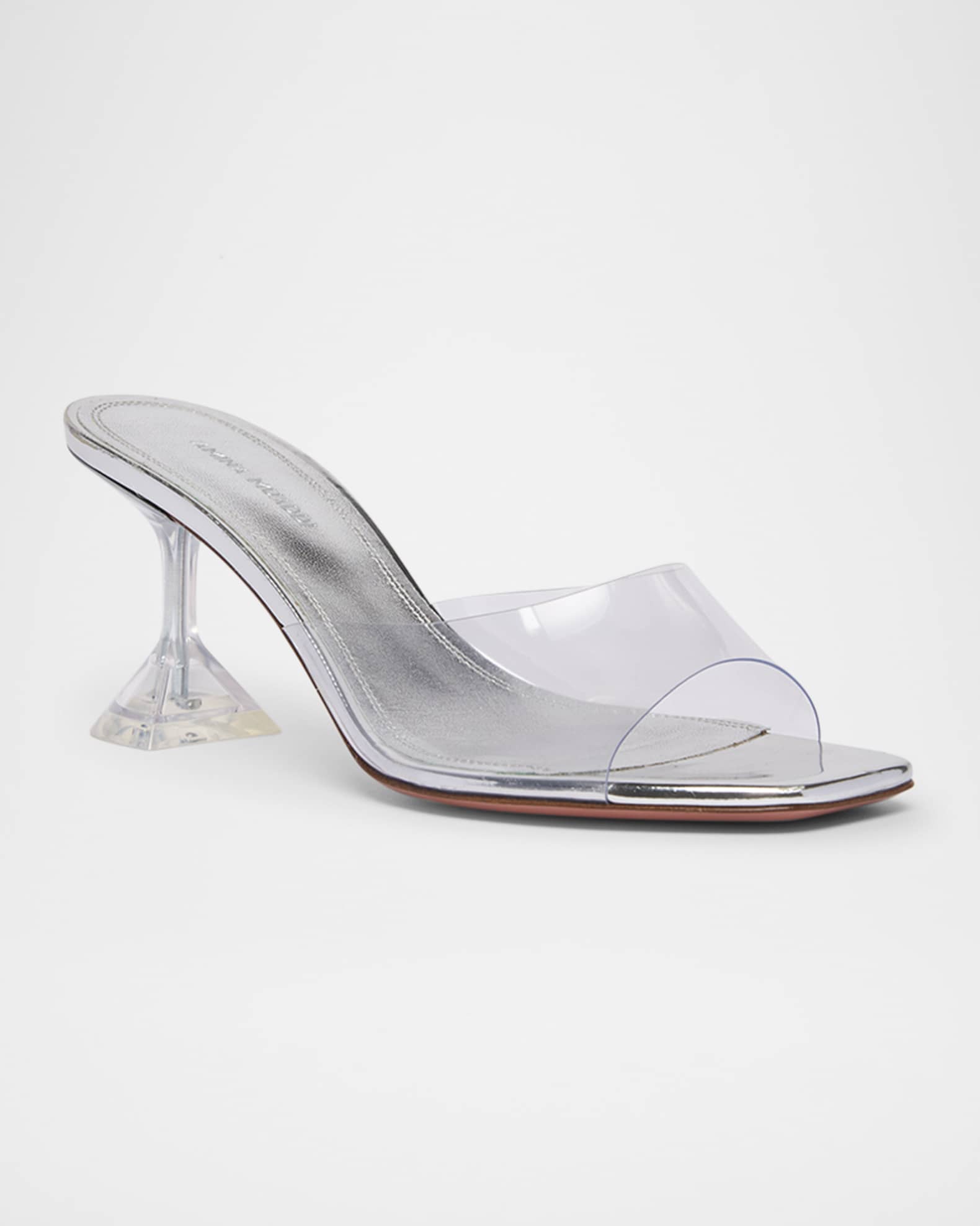 サンダル・ミュール AMINA MUADDI Transparent Pvc Bella Mules Amina Muaddi Transparent Pvc Bella Mules | italist