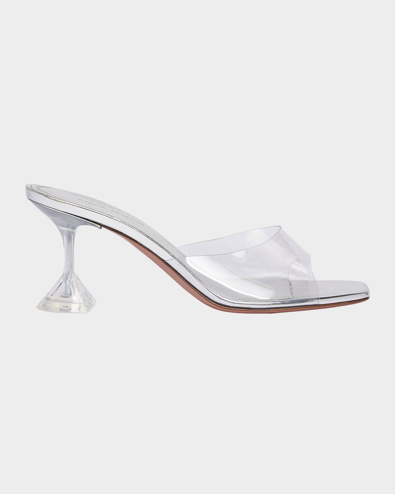 Lupita Transparent Mule Sandals 0