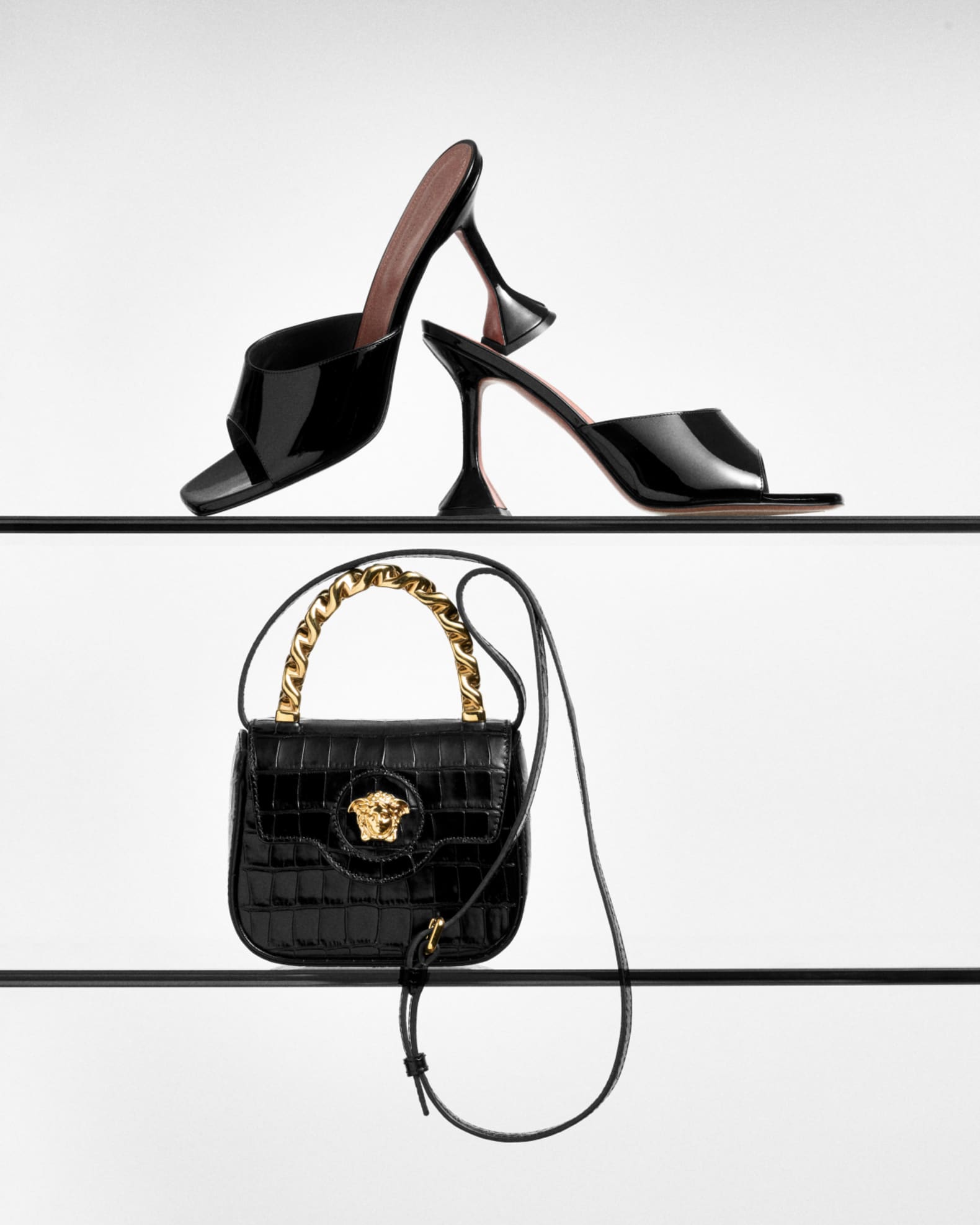 Patent-leather Lupita Sandals main image 0