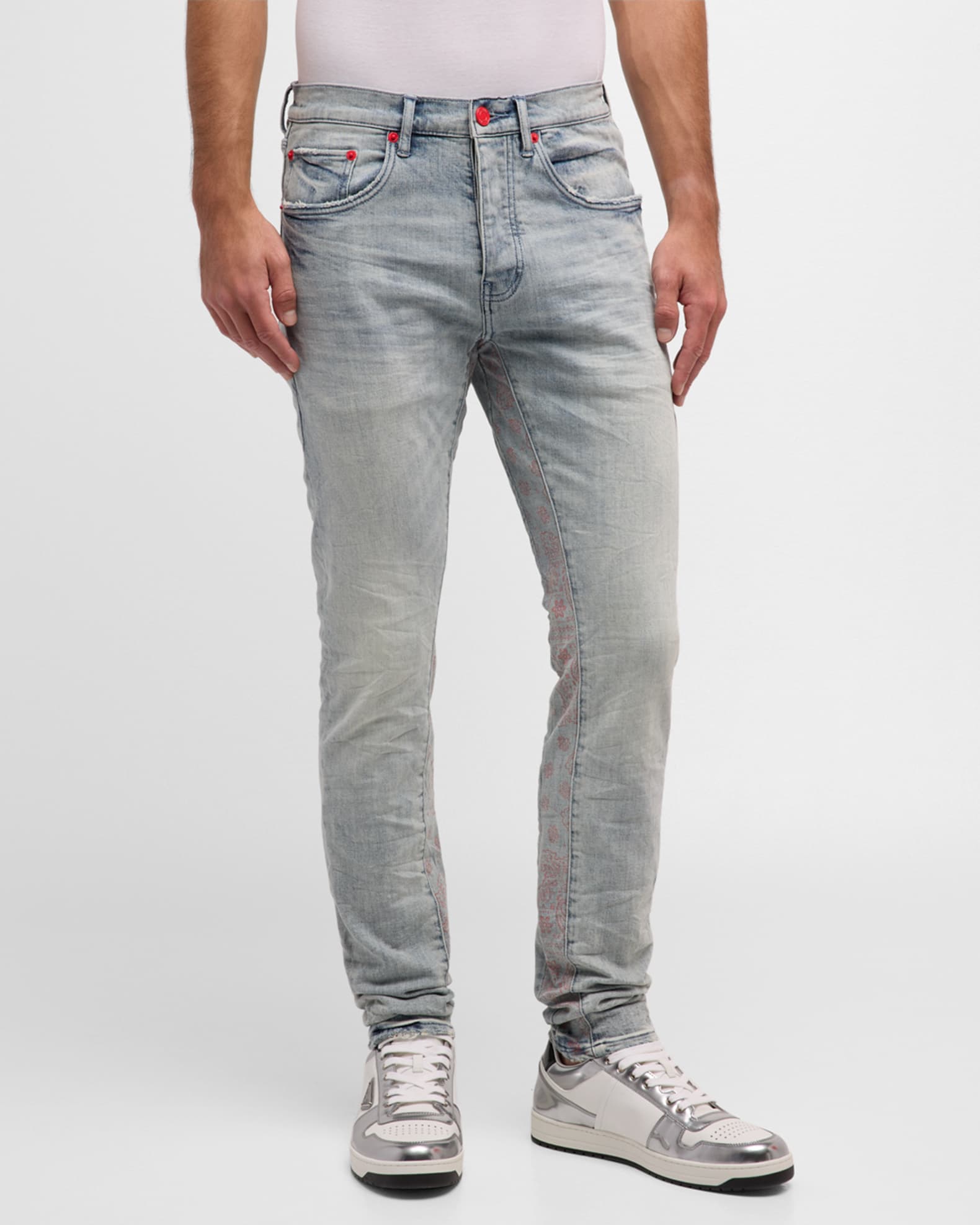 DIESEL Monogram Slim Jeans in Blue for Men