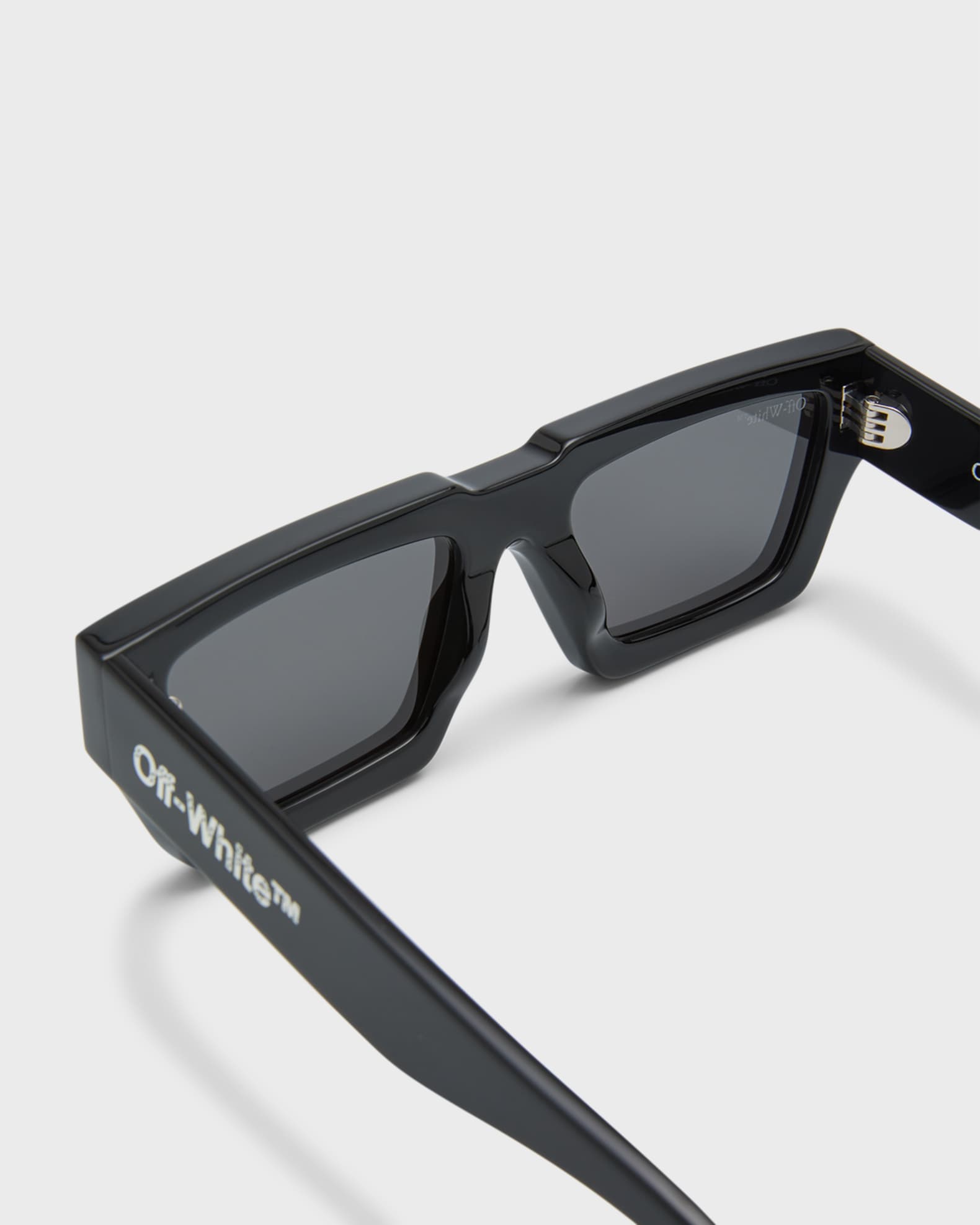 Off-White Manchester Acetate Rectangle Sunglasses | Neiman