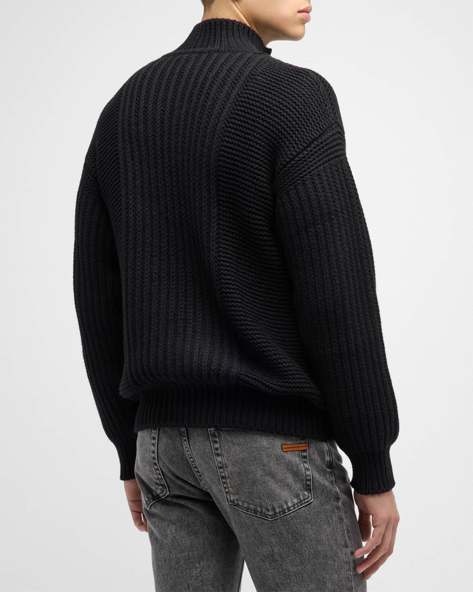 ZEGNA Men's Cashmere Knit Turtleneck Sweater | Neiman Marcus