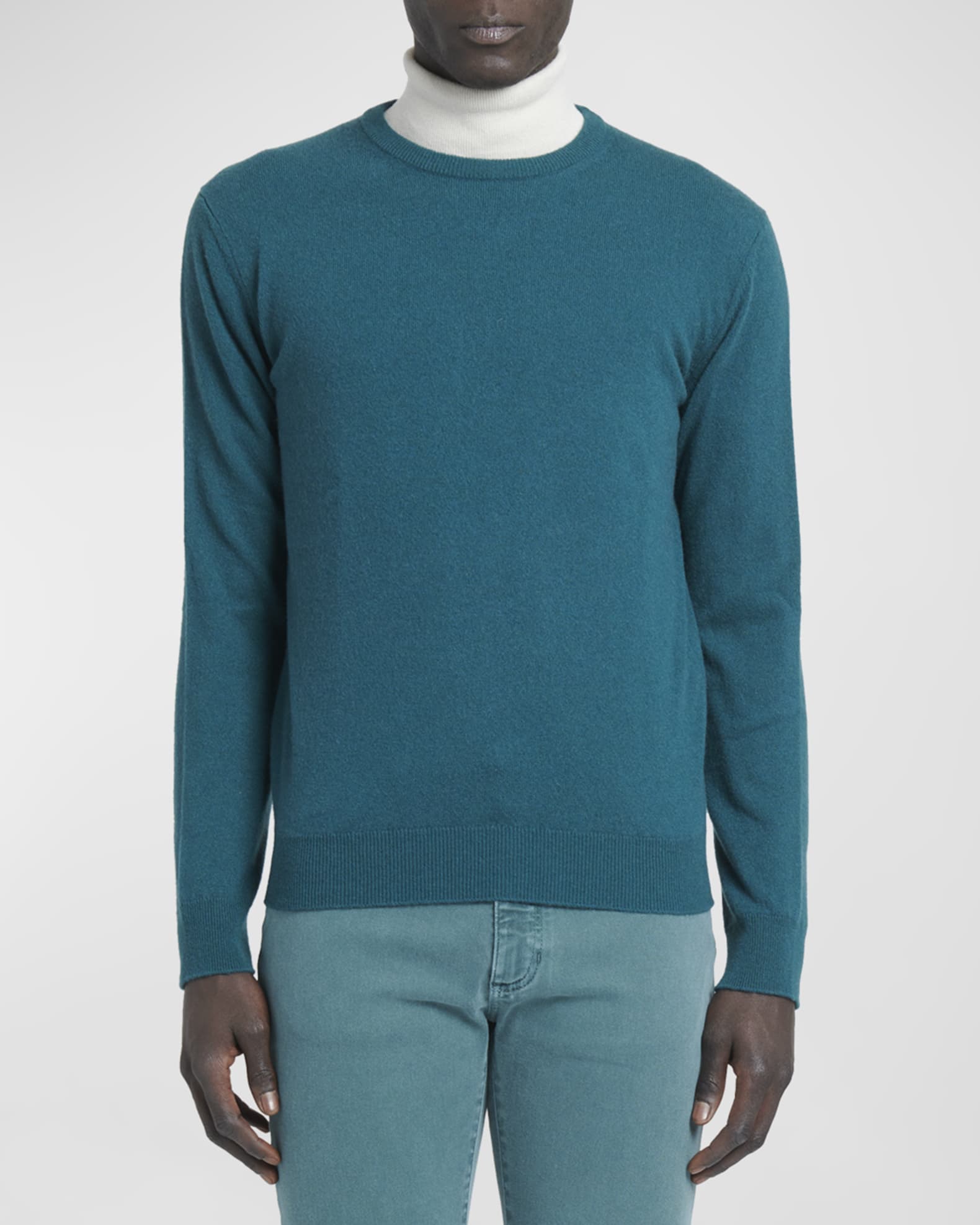 SUSTAINABLY CRAFTED JACQUARD CREWNECK SWEATER