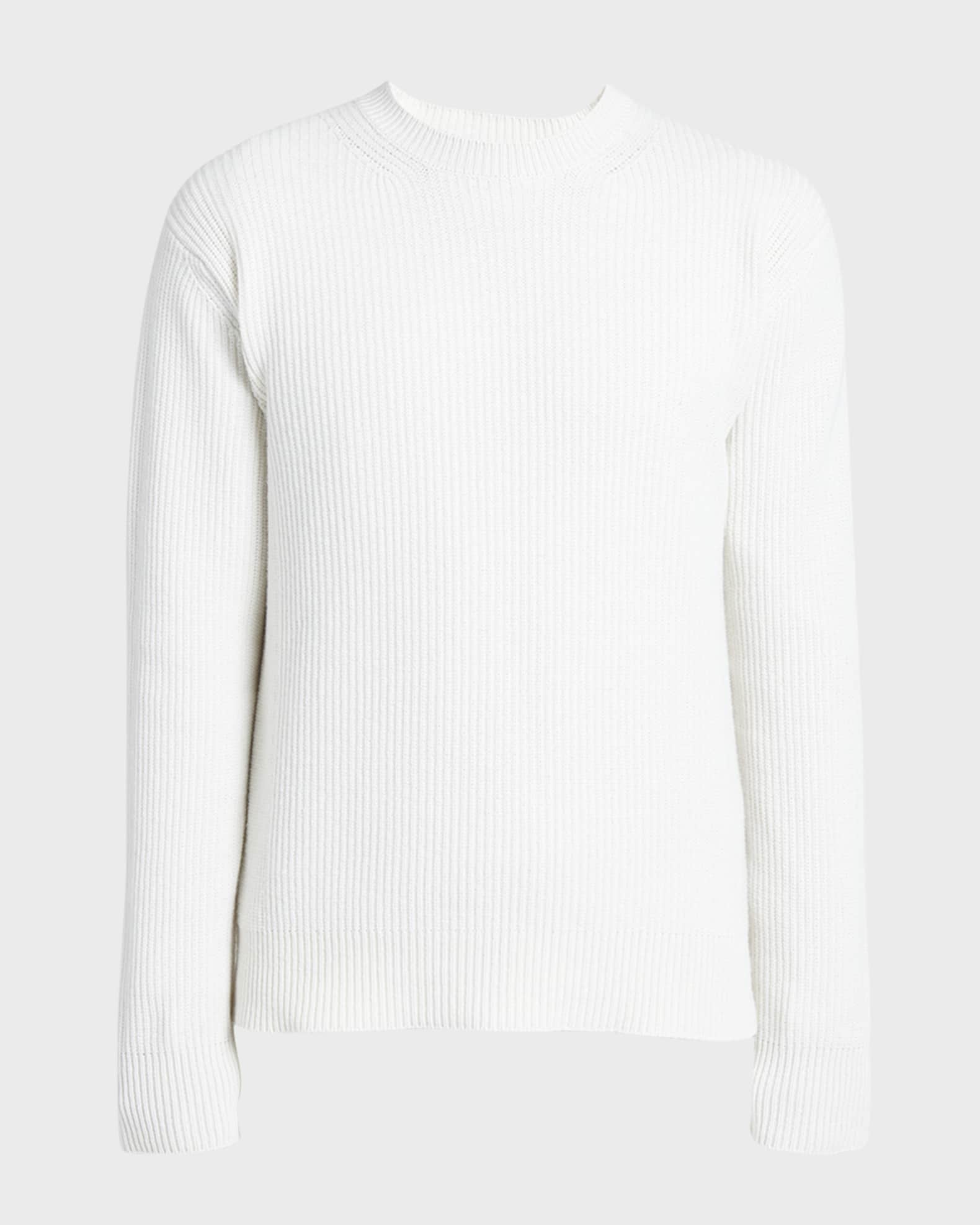 Men's Cashmere Rib Crewneck Sweater