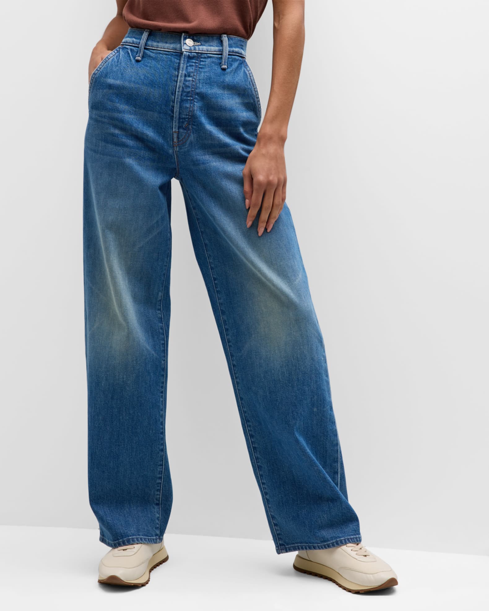 MOTHER The High Waist Spinner Prep Skimp Jeans | Neiman Marcus