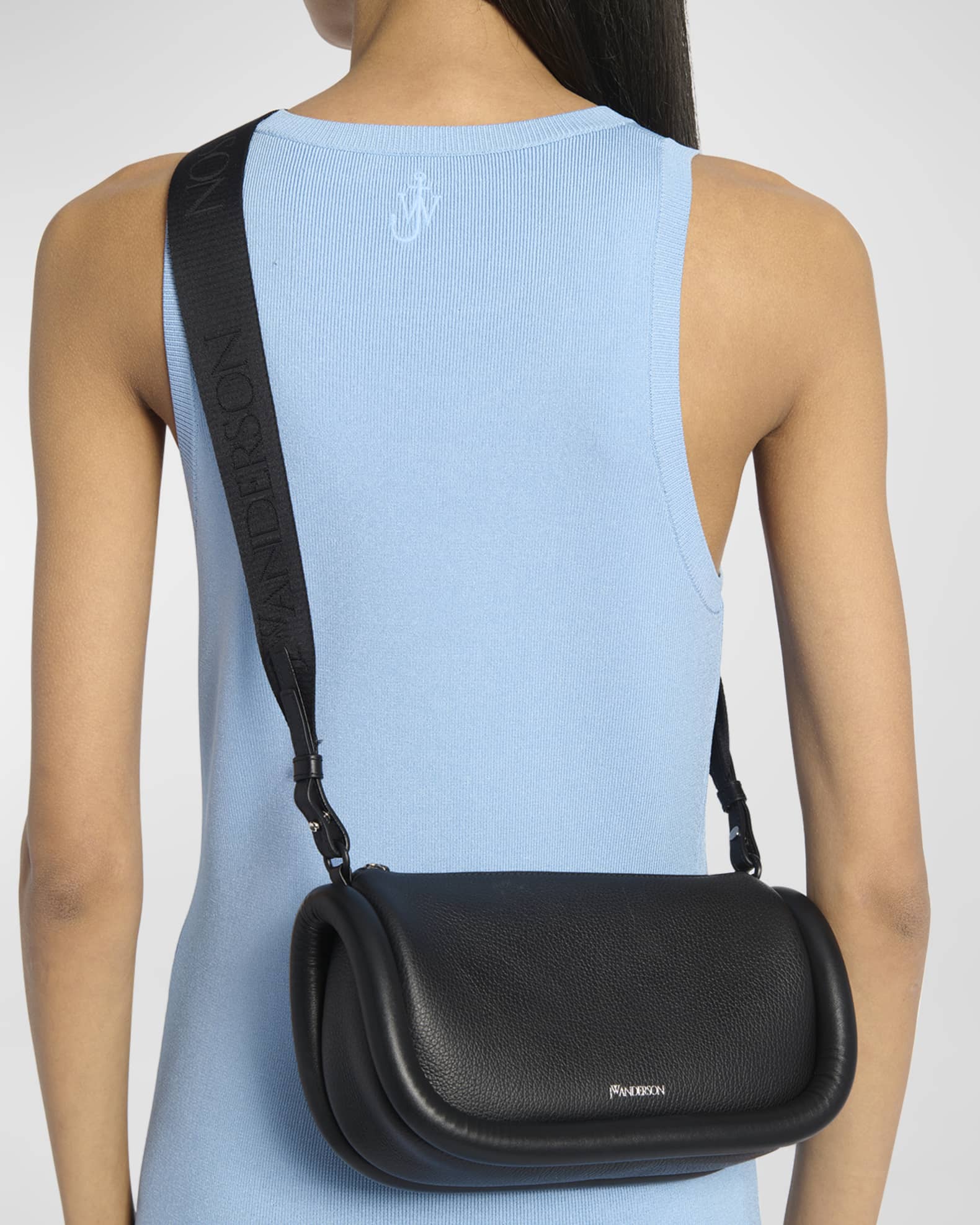 JW Anderson The Bumper Leather Crossbody Bag | Neiman Marcus