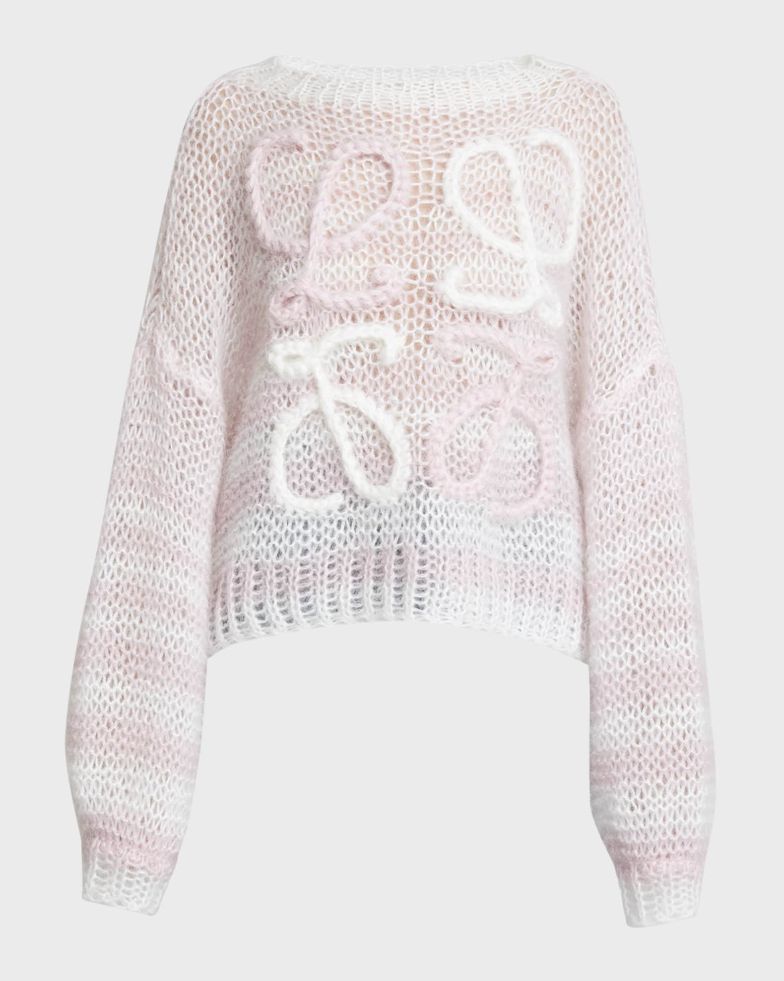 Loewe Striped Anagram Sweater | Neiman Marcus