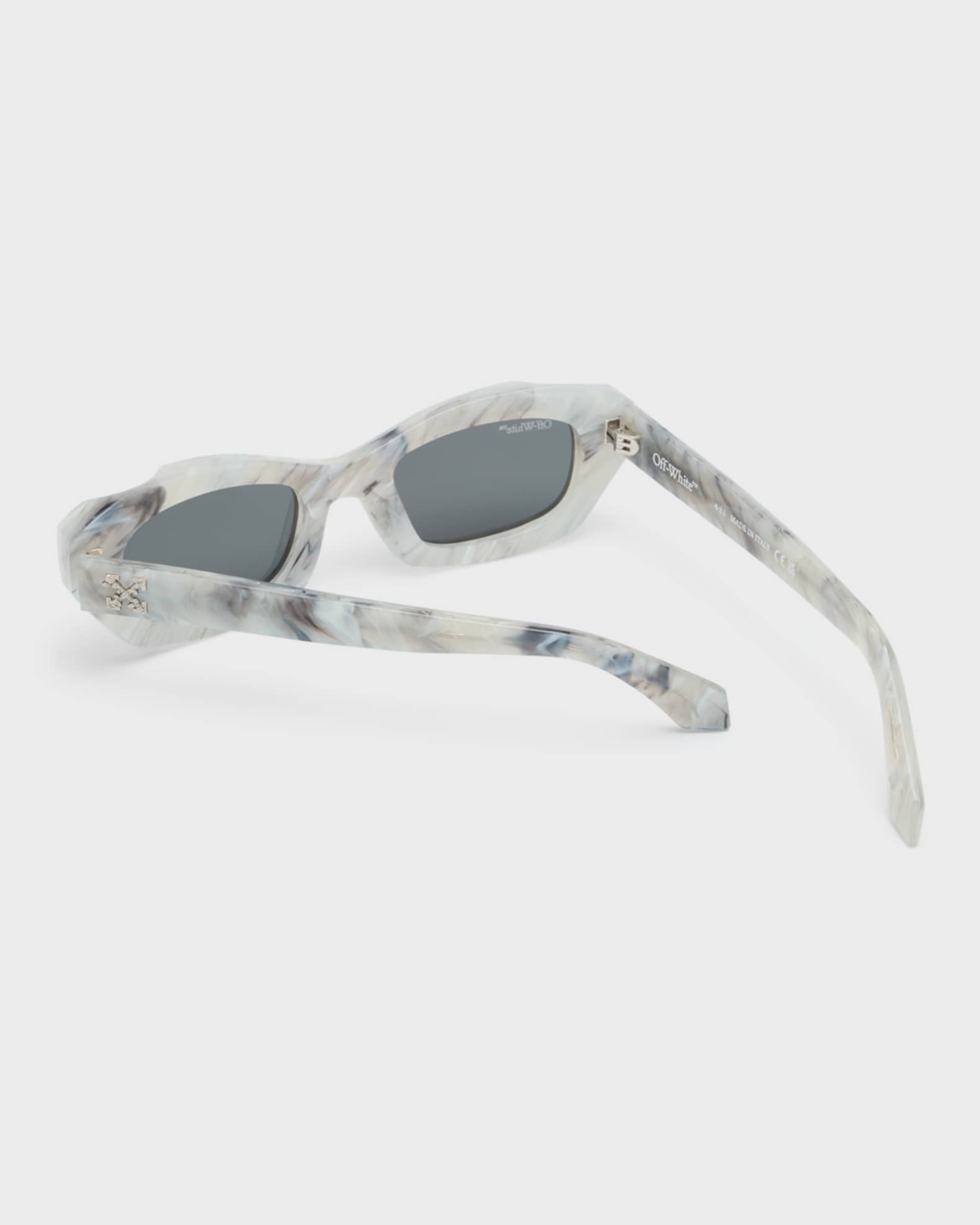Off-White Men's Venezia Acetate Rectangle Sunglasses