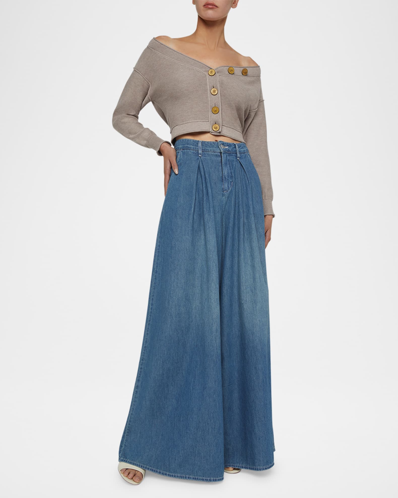 Lorenza High Rise Palazzo Pants 1