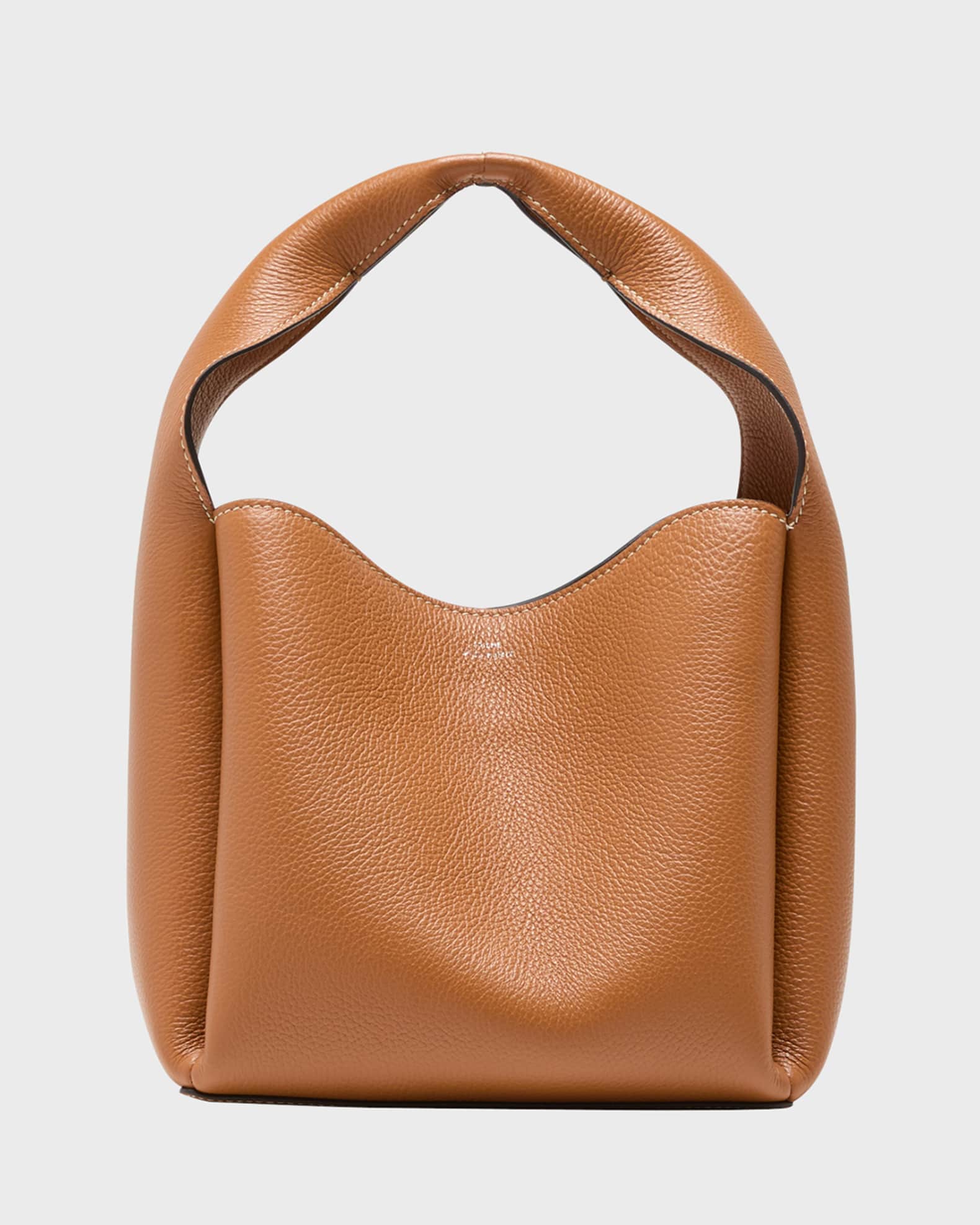 Bucket Bag in Pebble Grain Leather 0