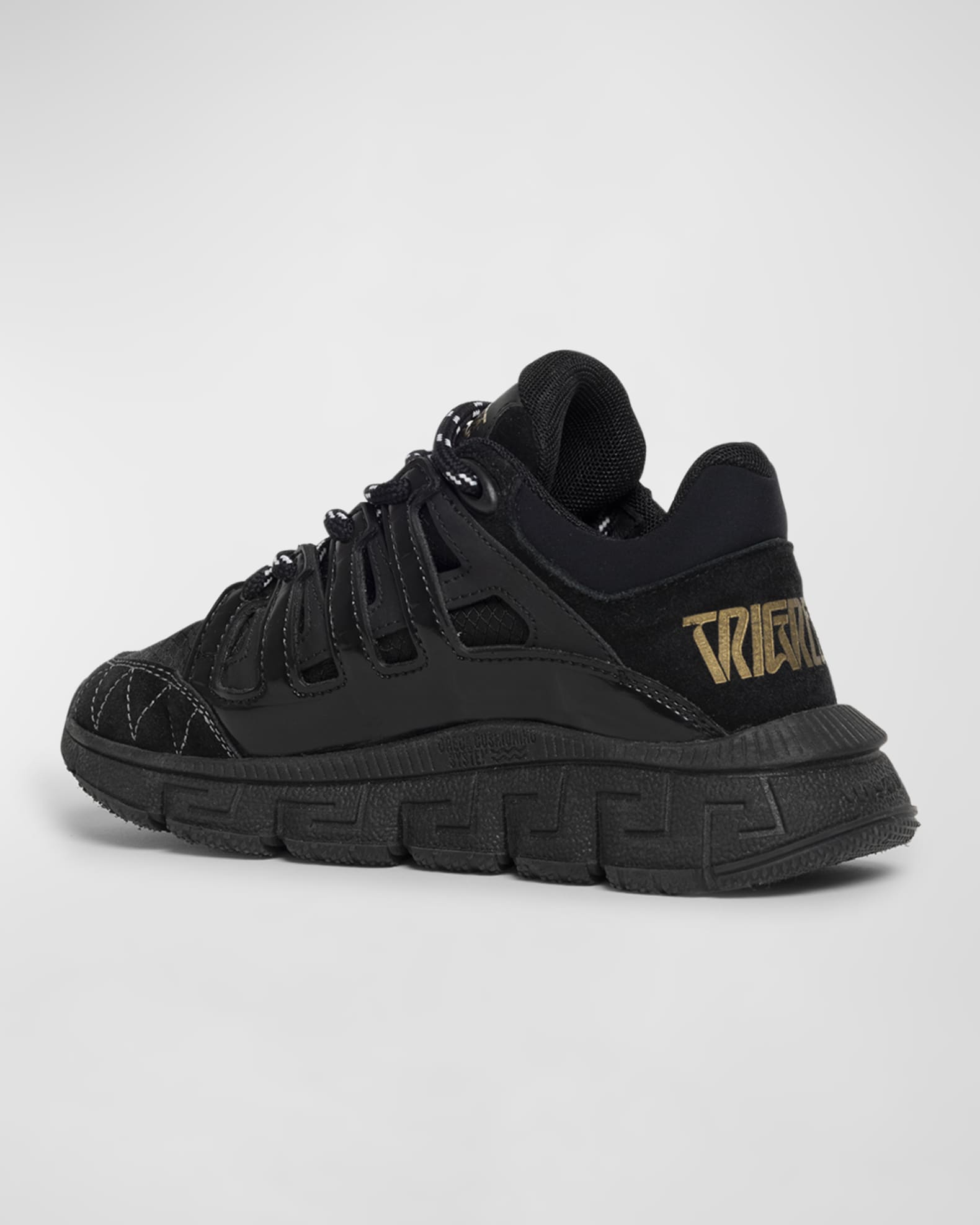 Versace Kid's Trigreca Textile Sneakers, Toddlers Neiman Marcus