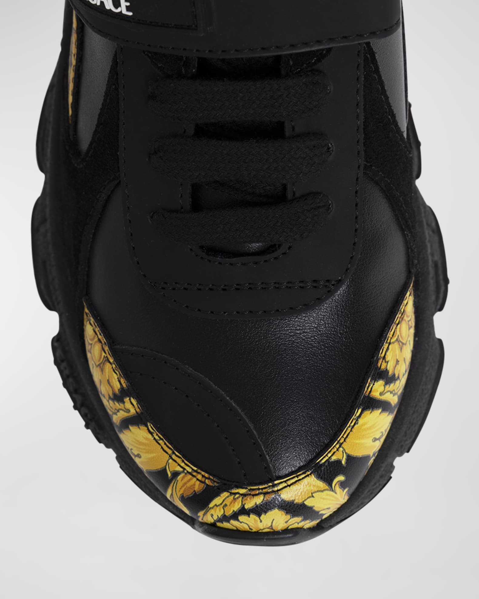 Versace Boy's Embellished Trigreca Fashion Sneakers, Toddlers Neiman