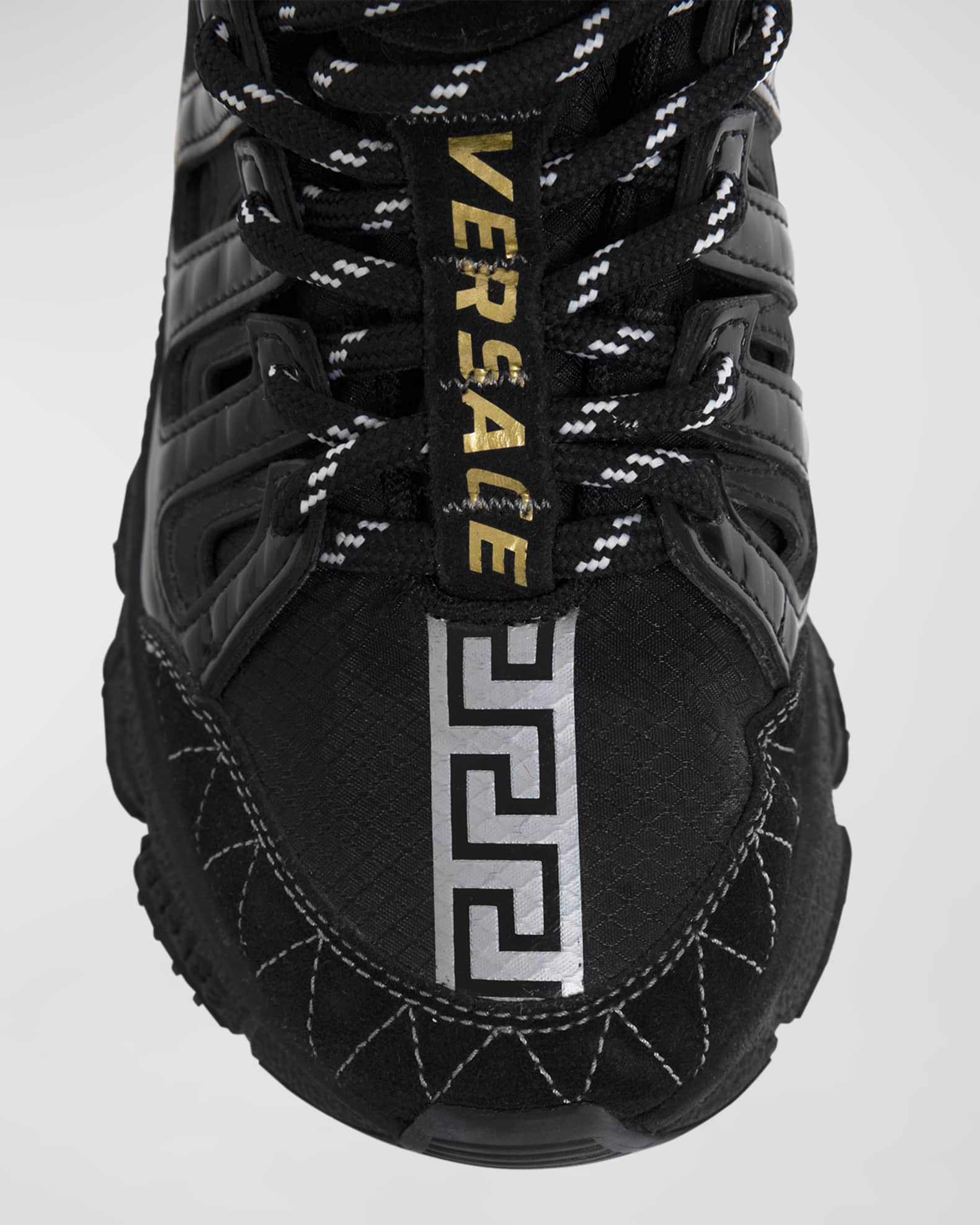 Versace Kid s Trigreca Lace Up Sneakers Kids Neiman Marcus