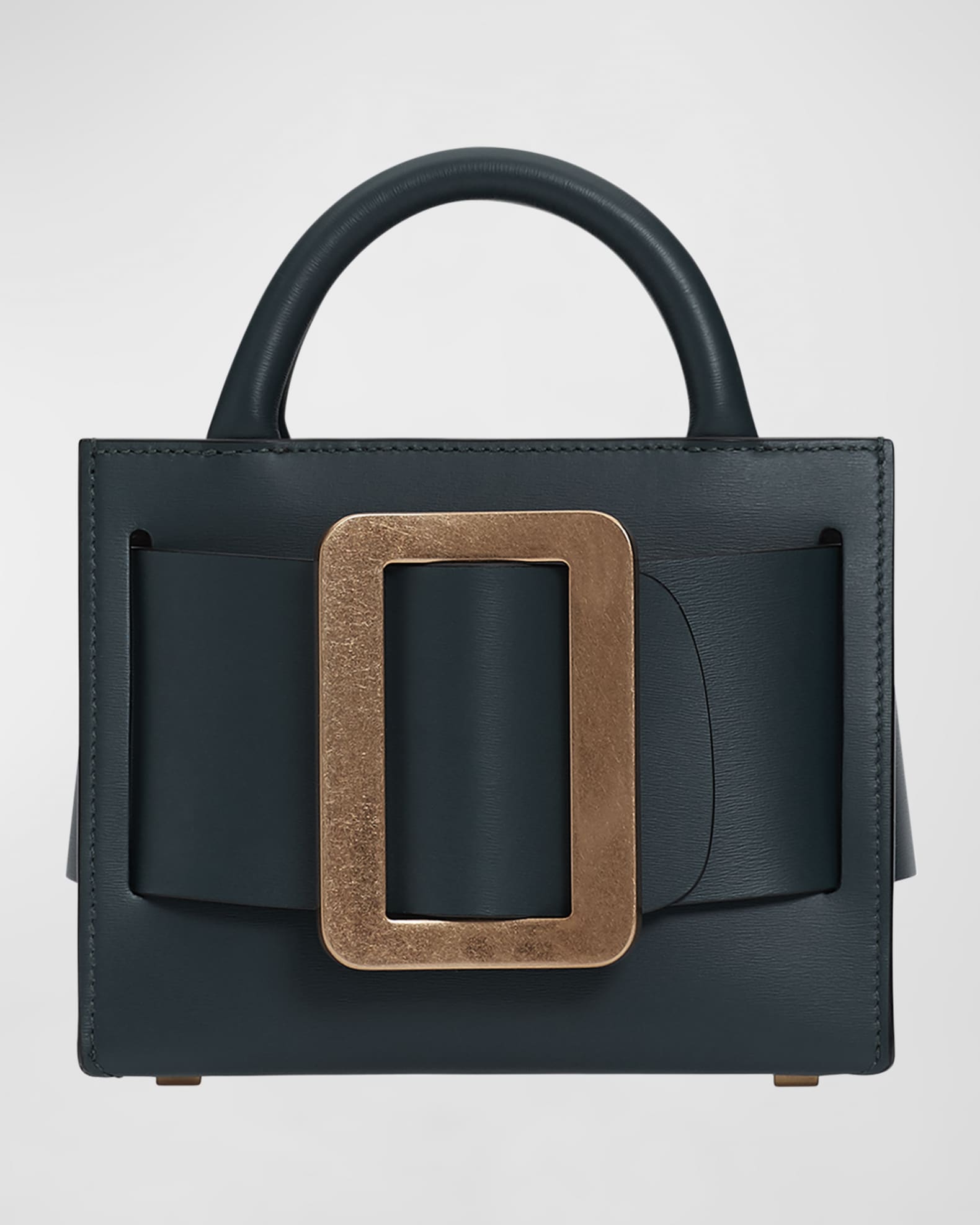 BOYY - Buckle Pouchette Epsom Leather Handbag BOYY