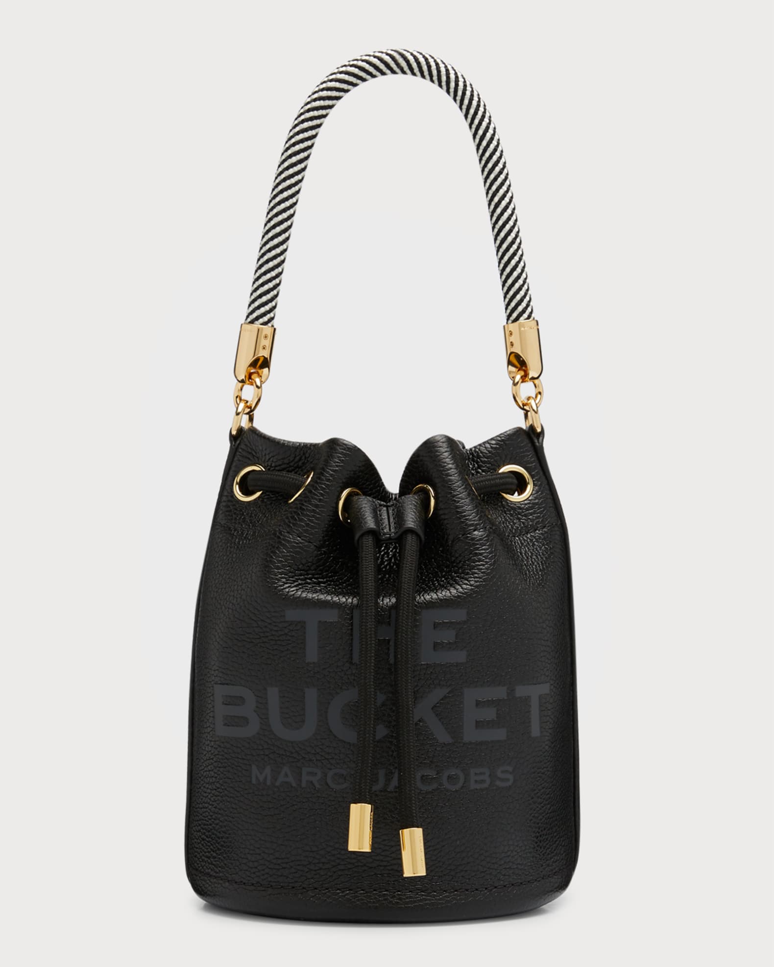 Marc Jacobs ブラック The Leather Large Bucket バッグ Marc Jacobs The Leather Large Bucket Bag