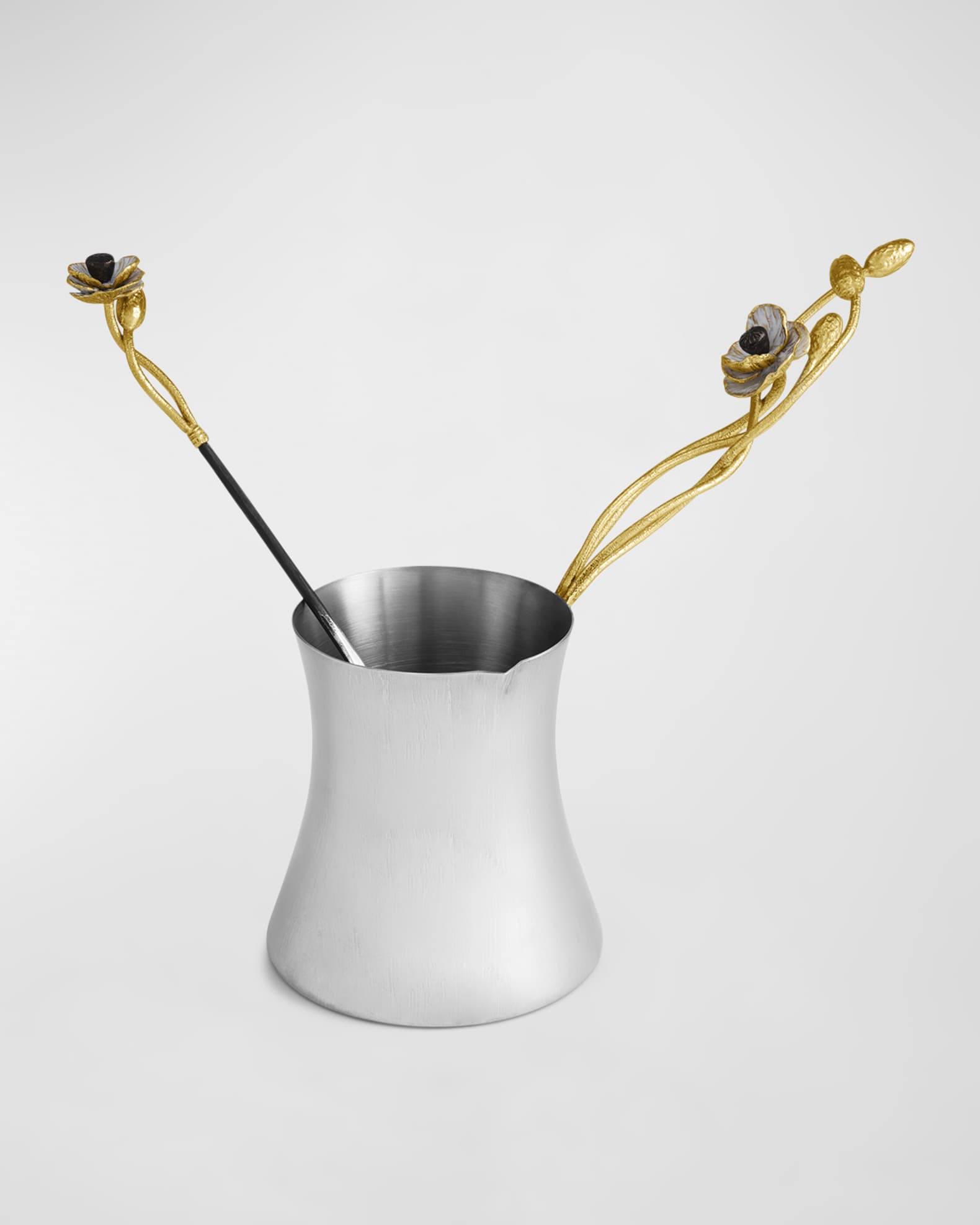 Michael Aram Anemone Large Coffee Pot With Spoon Neiman Marcus