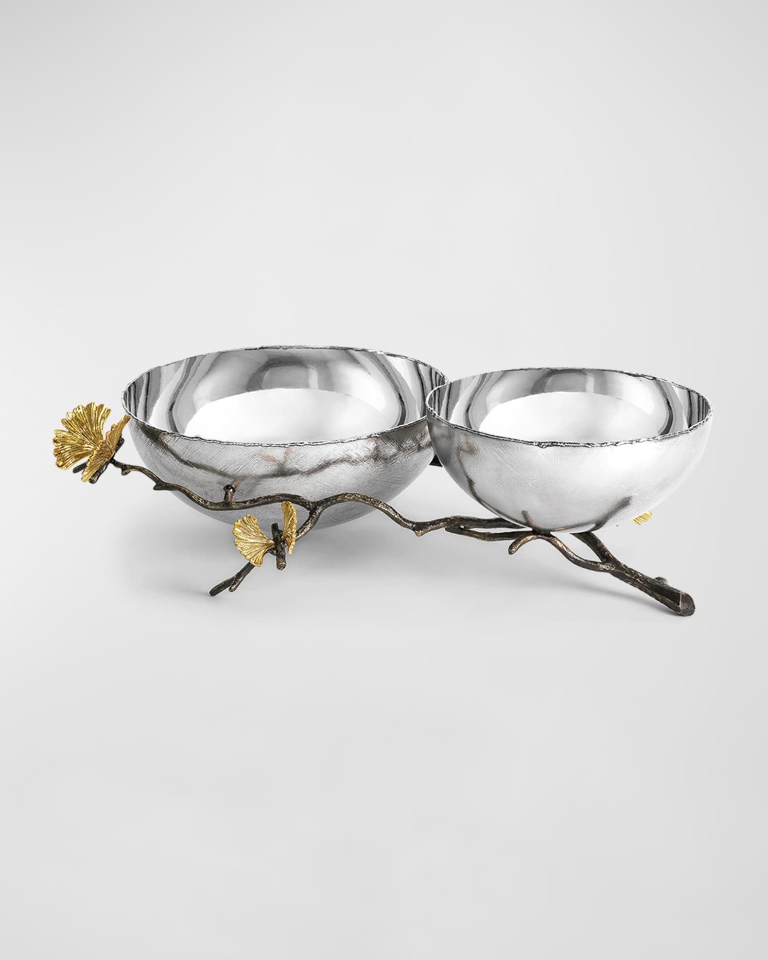 Butterfly Ginkgo Double Bowl 1