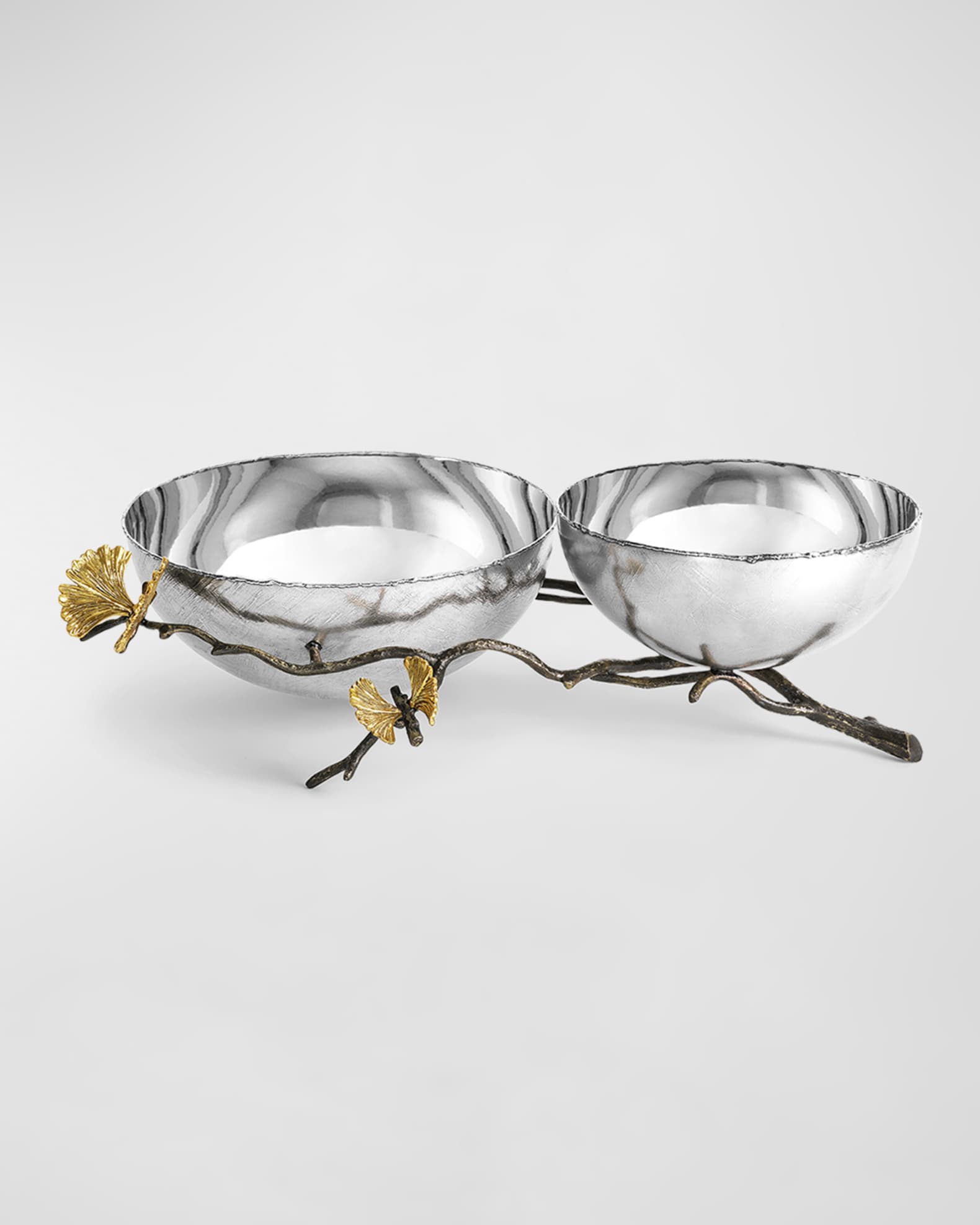 Butterfly Ginkgo Double Bowl 0