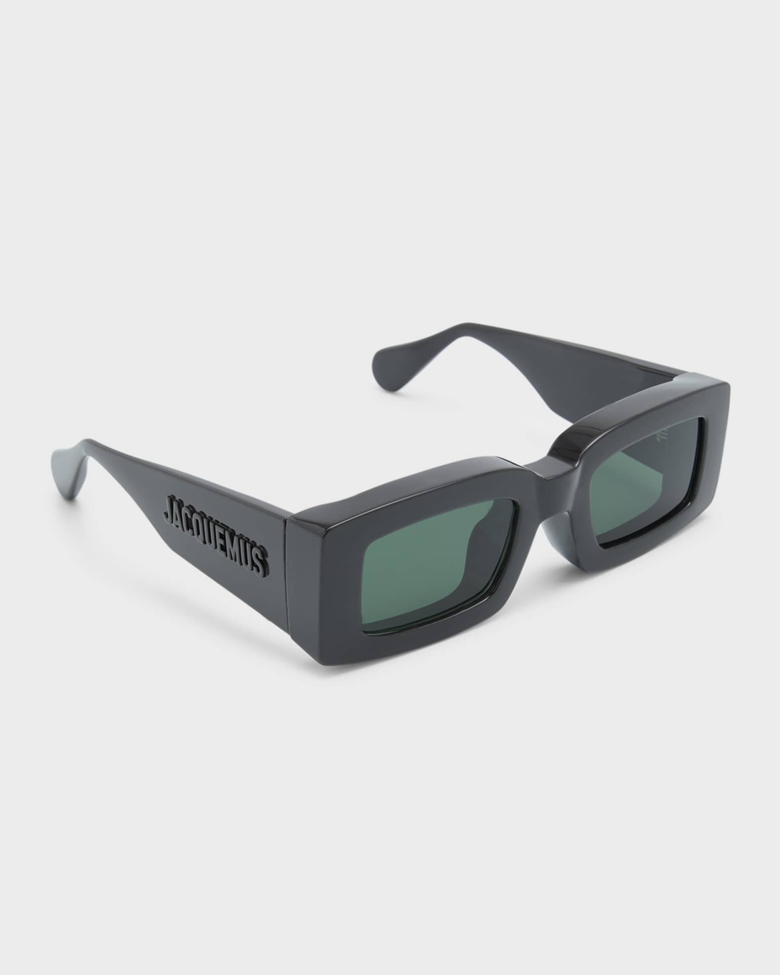 商品画像：Jacquemus Les Lunettes Tupi Nylon Rectangle Sunglasses 5