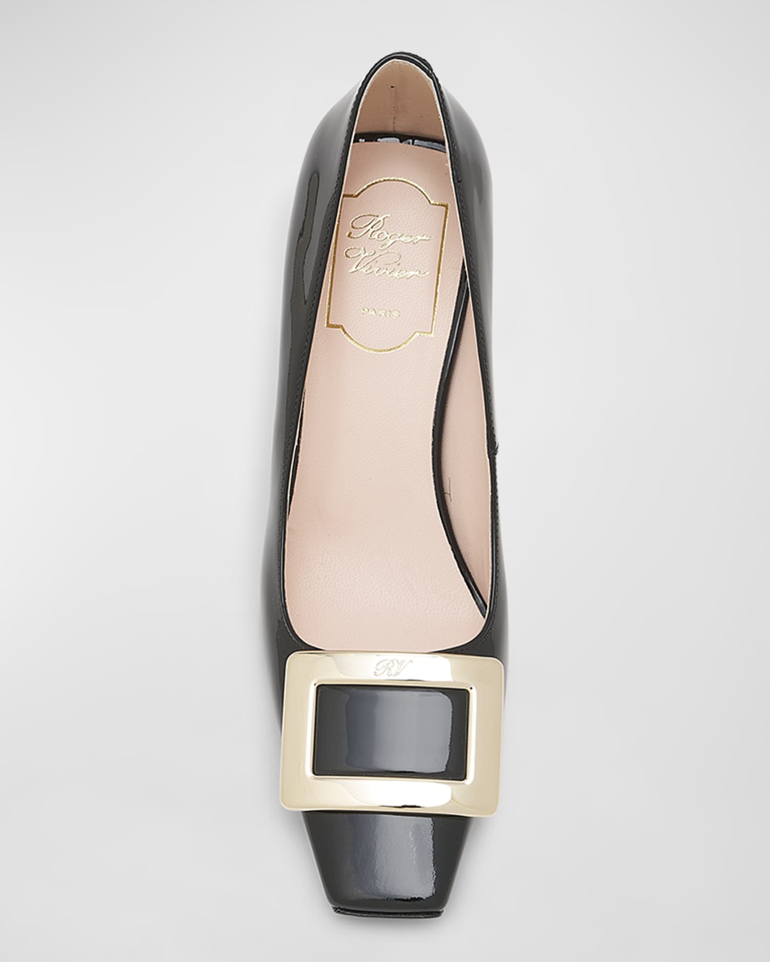 Roger Vivier Belle Vivier 75mm Buckle Pumps | Neiman Marcus