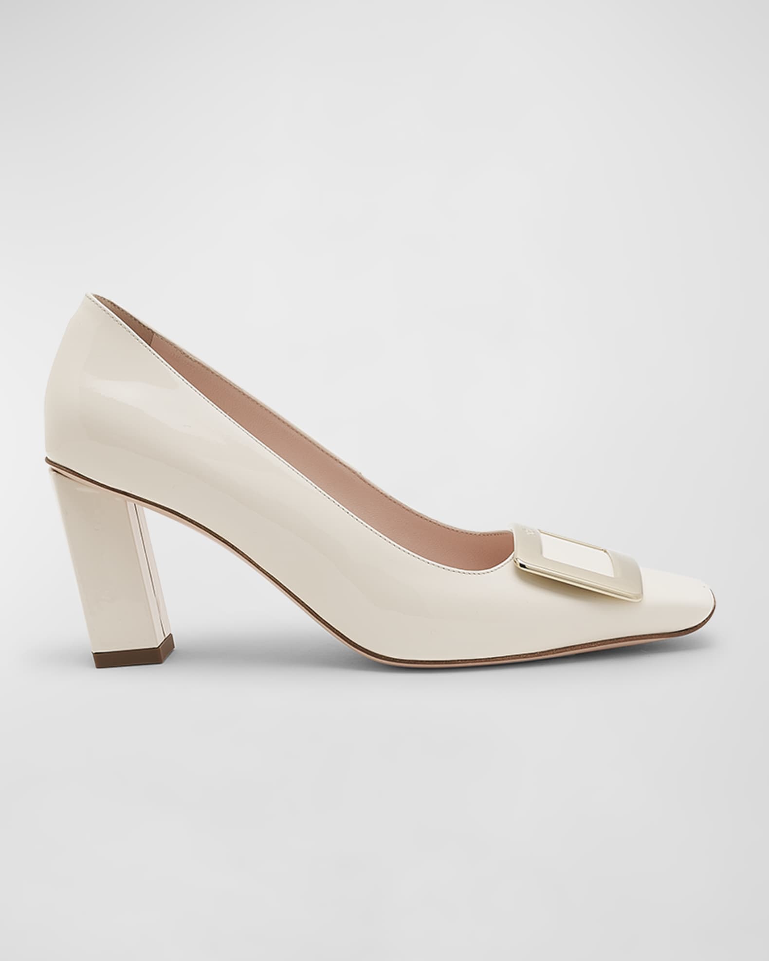 Belle Vivier Buckle Patent Pumps 0