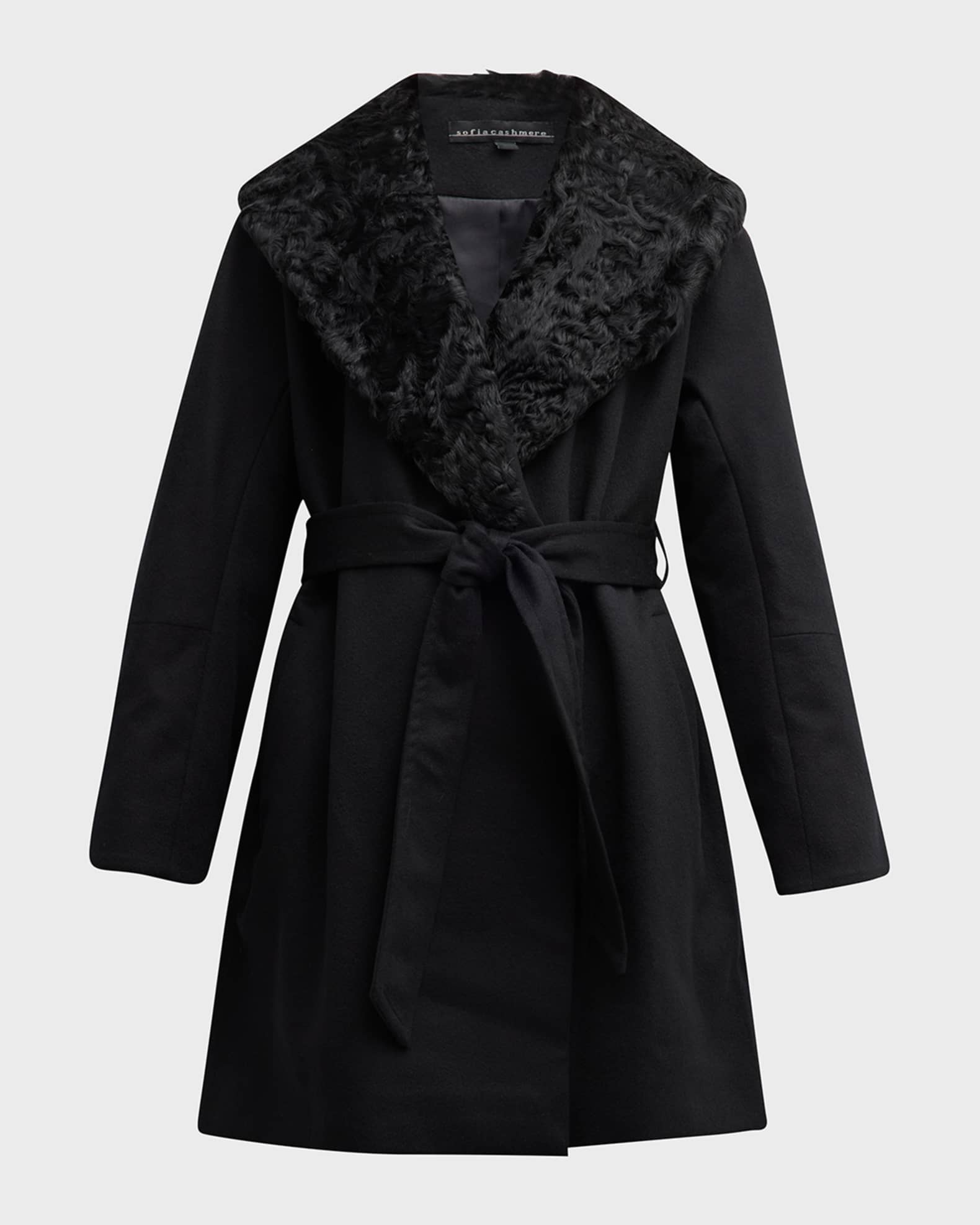 Zara belted wrap coat sales