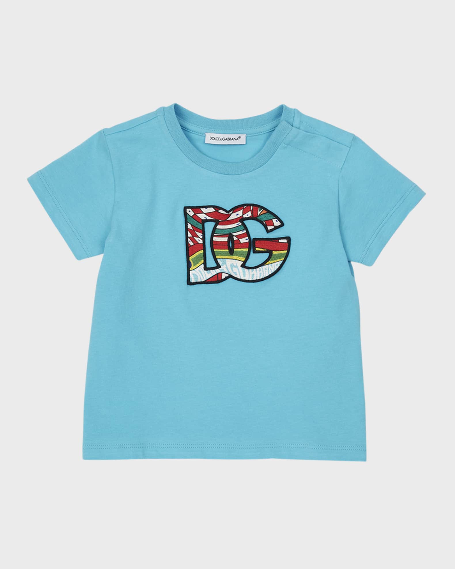 Dolce Gabbana Kids T Shirt With Logo L5jtmyg7m1a W0800 main image 1