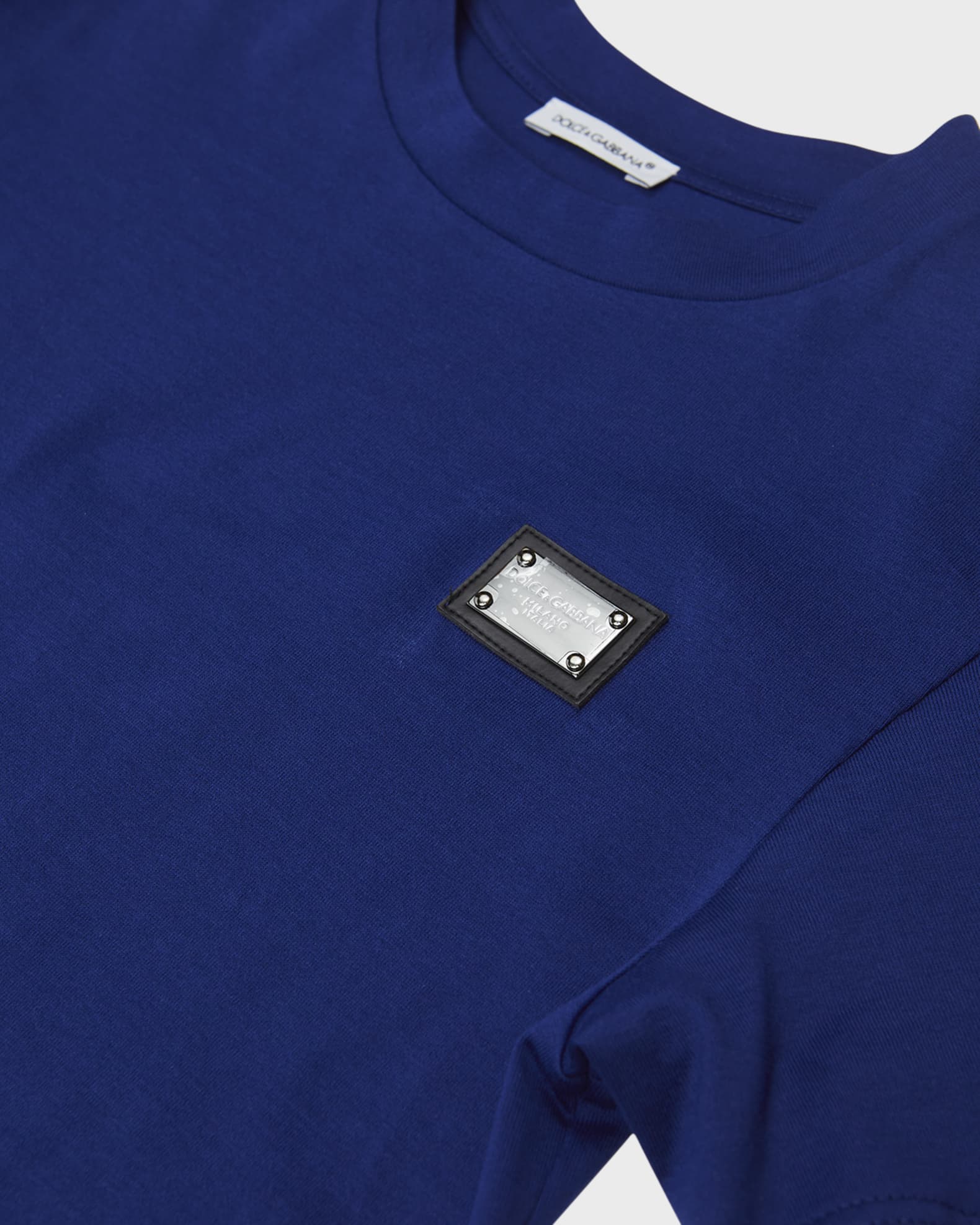 Dolce&Gabbana Boy's Logo Plaque T-Shirt, Size 8-14 | Neiman