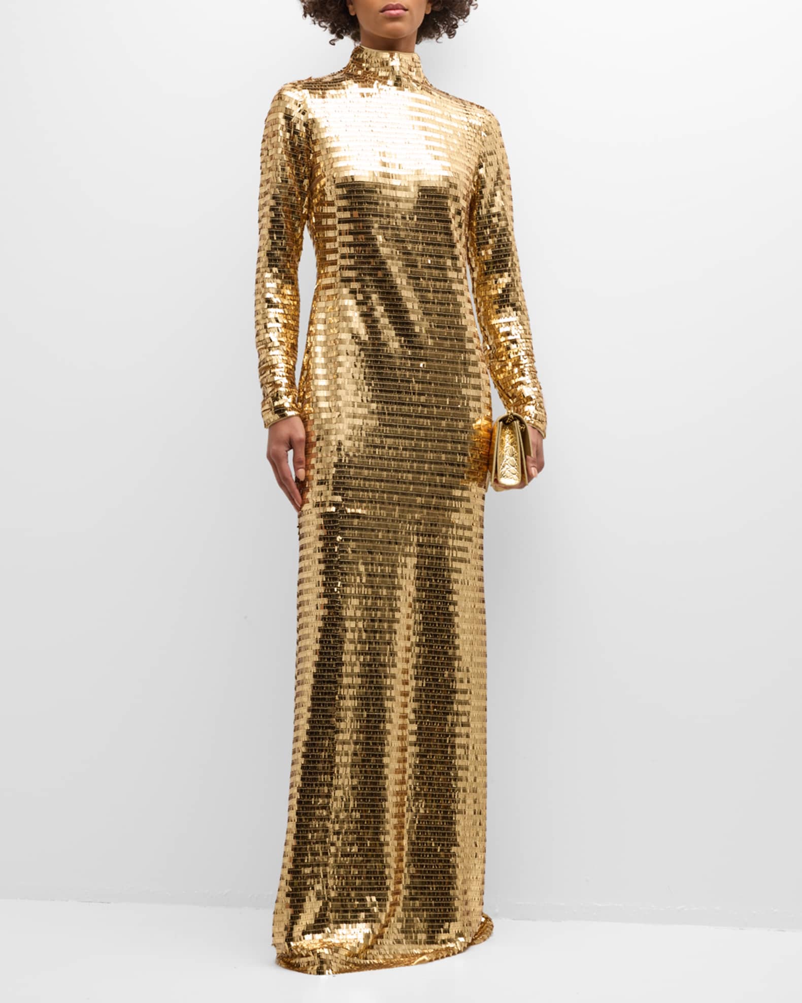 Bohemian Unique Print Slit Belted High Collar Maxi Dress