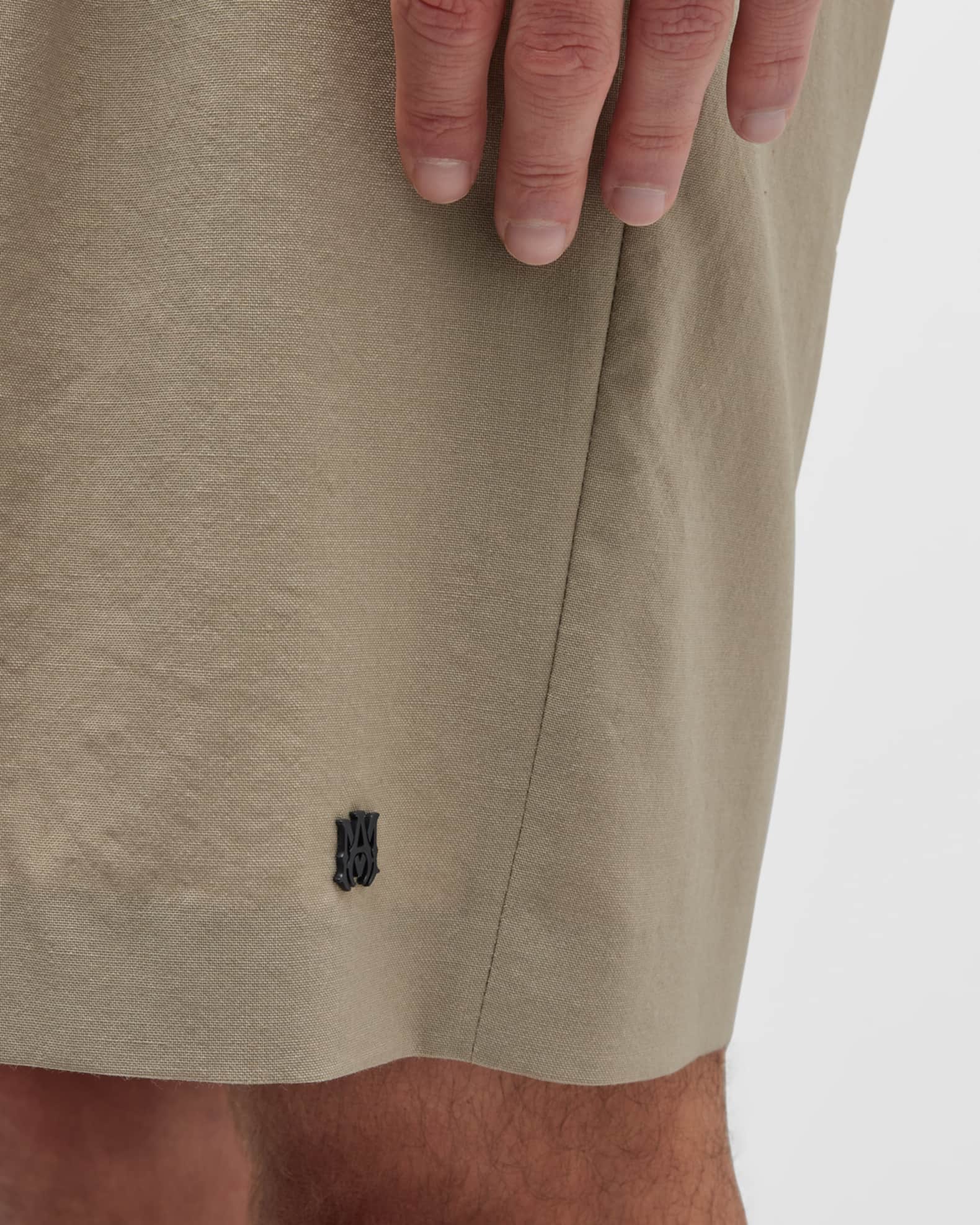 Amiri Men's DoublePleated Wool Shorts Neiman Marcus